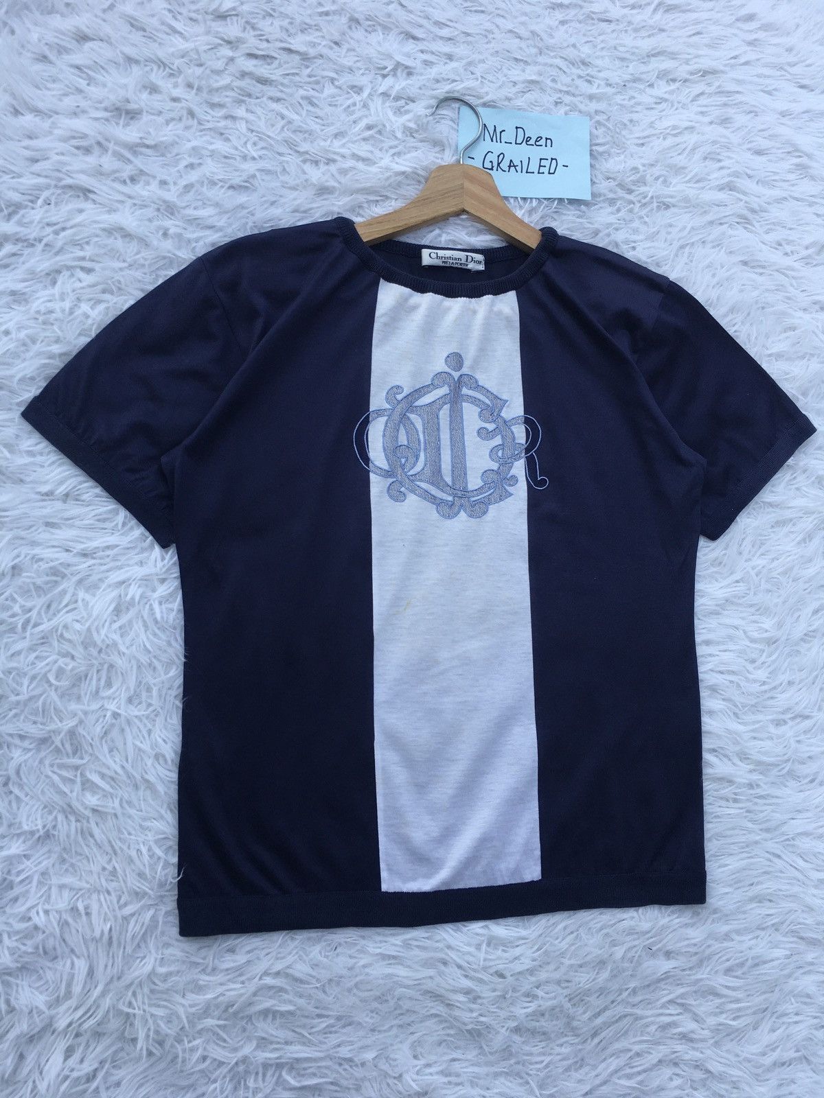 Christian Dior Monsieur Rare Vintage Christian Dior Pret-A-Porter Tshirt Size S / US 4 / IT 40 - 2 Thumbnail