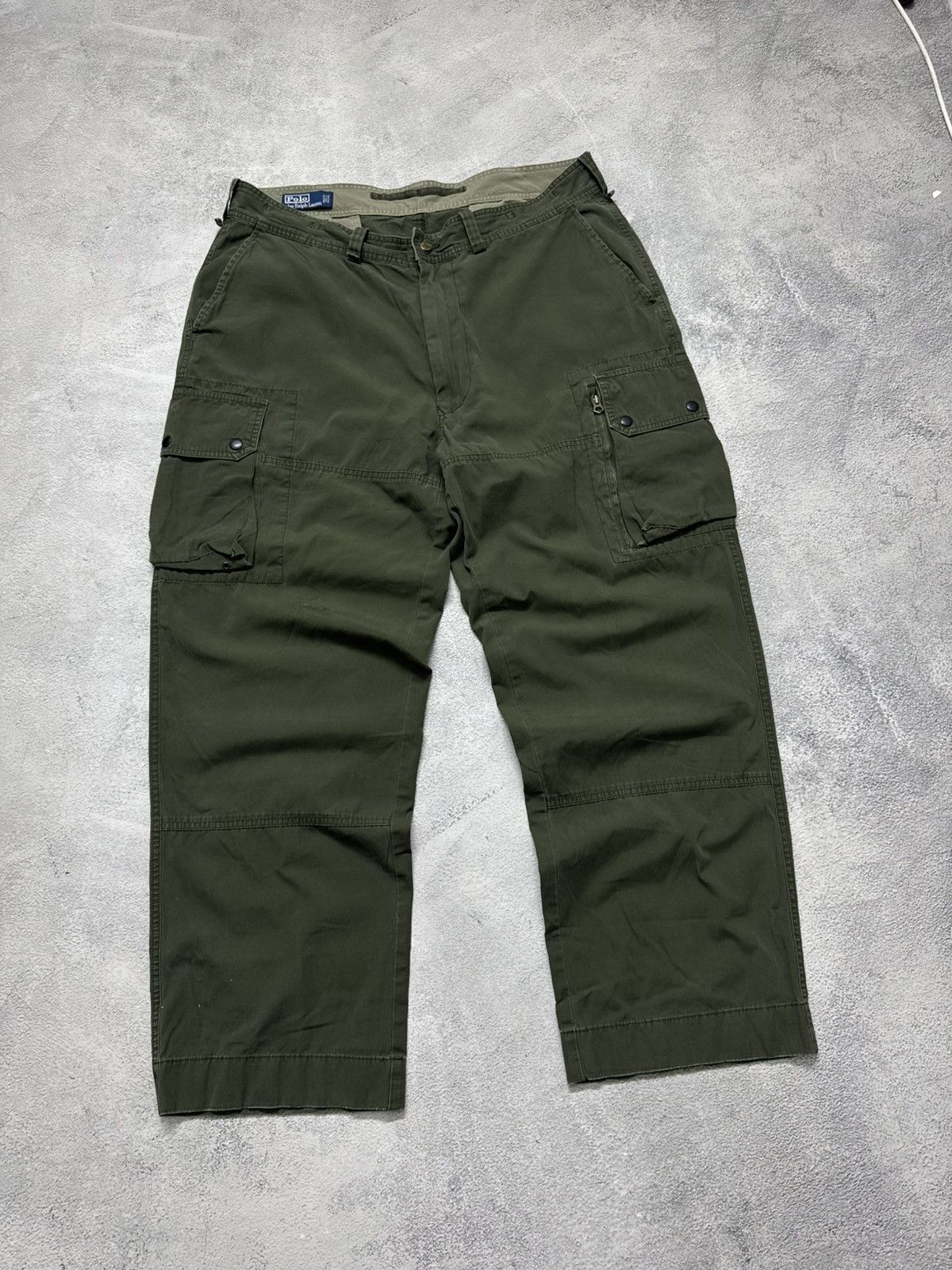 Polo Ralph Lauren Vintage Y2k Cargo Pocket Pants Polo by Ralph Lauren 00’s Size US 40 / EU 56 - 1 Thumbnail