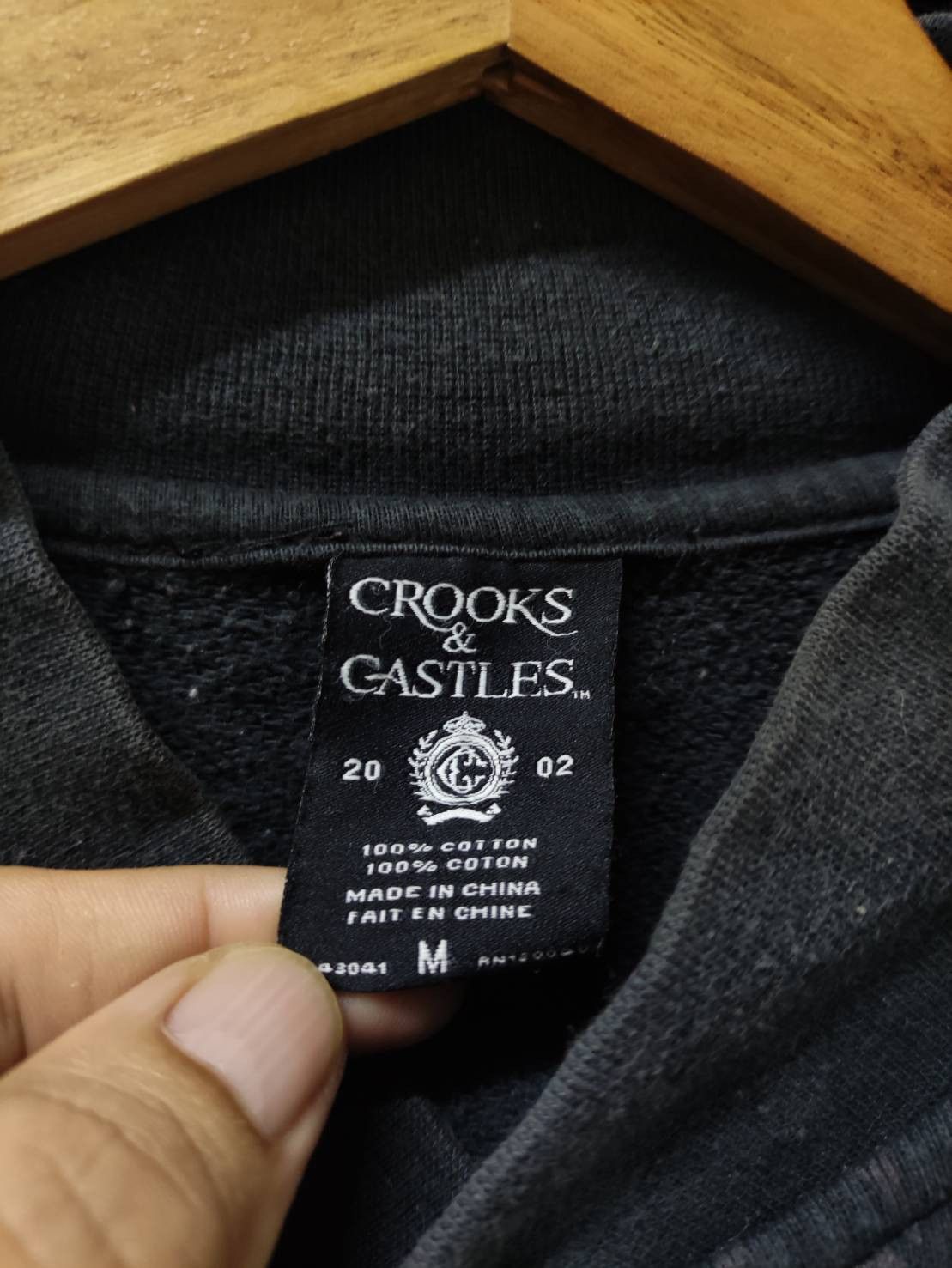 Crooks & Castles × Vintage Vtg 00's Crooks & Castles Chain Monogram Over Print Jacket Size US M / EU 48-50 / 2 - 8 Thumbnail