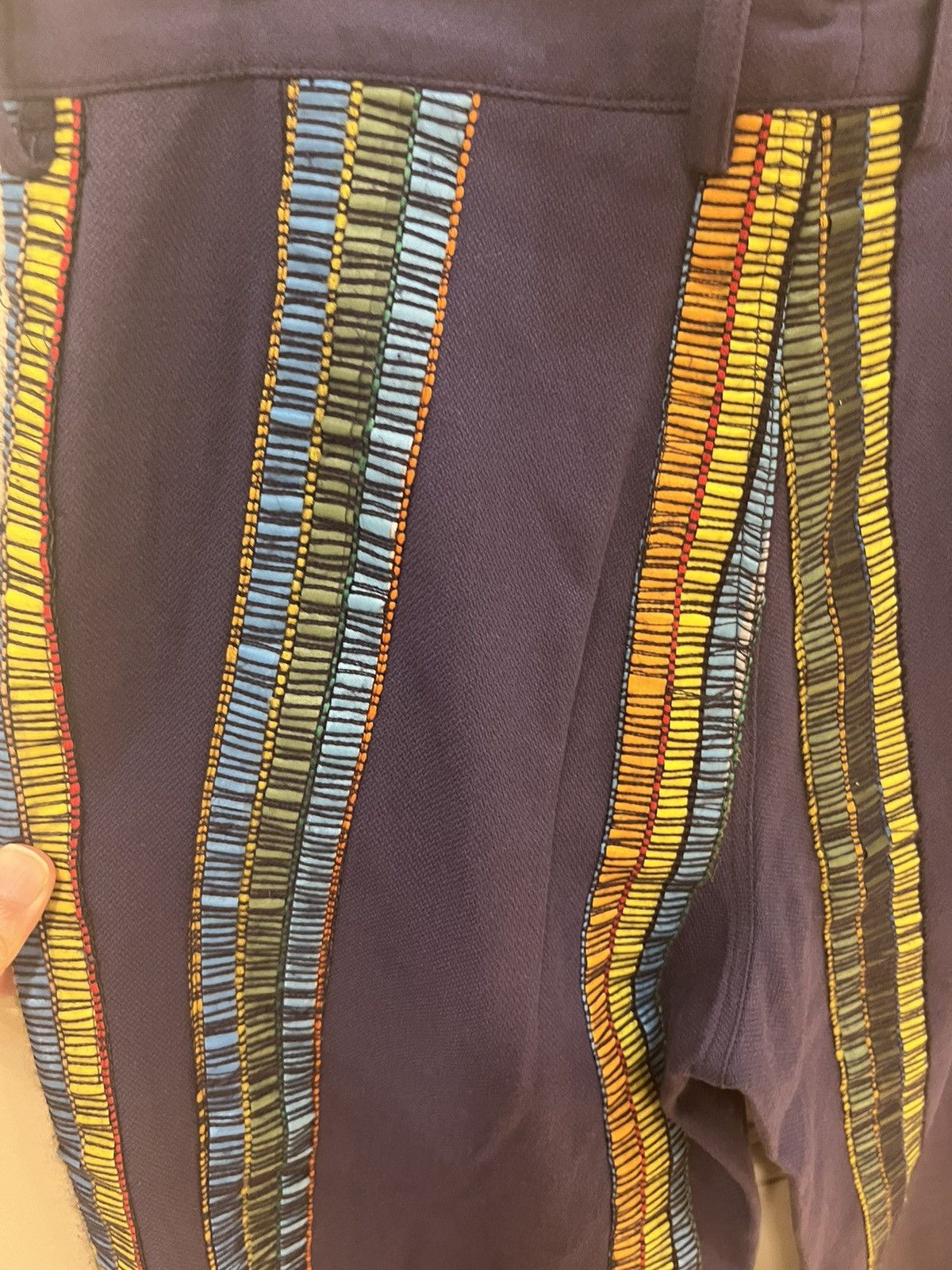 Bethany Williams wide legged flared cargo pamts with ribbons sizeS Size US 28 / EU 44 - 9 Thumbnail