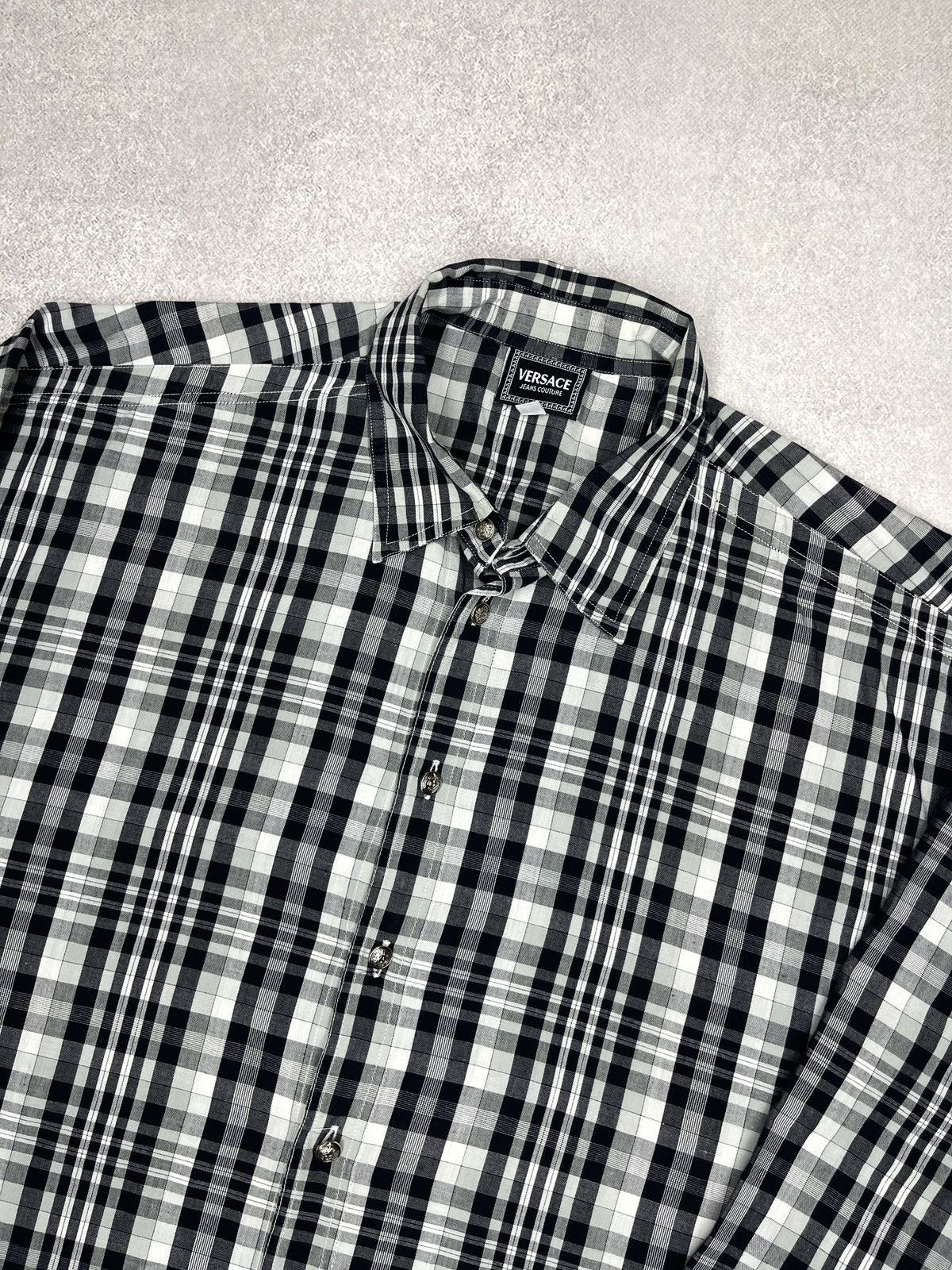 Versace Jeans Couture Vintage Versace Jeans Couture Into a Cage Shirt Italy Y2K Size US L / EU 52-54 / 3 - 4 Thumbnail