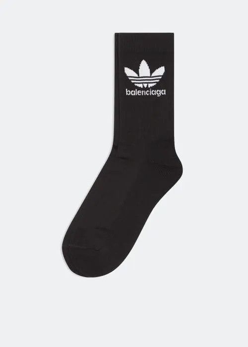 Adidas × Balenciaga o1srvl11e0424 Size: M Balenciaga / Adidas Socks in Black Size ONE SIZE - 2 Thumbnail