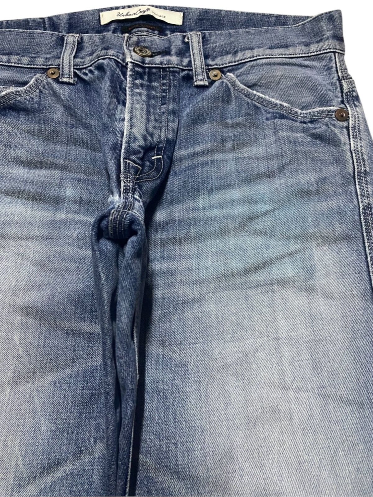 Japanese Brand Japan Brand Urban Craft Vintage Fish Wash Loose Jeans Size US 32 / EU 48 - 6 Thumbnail