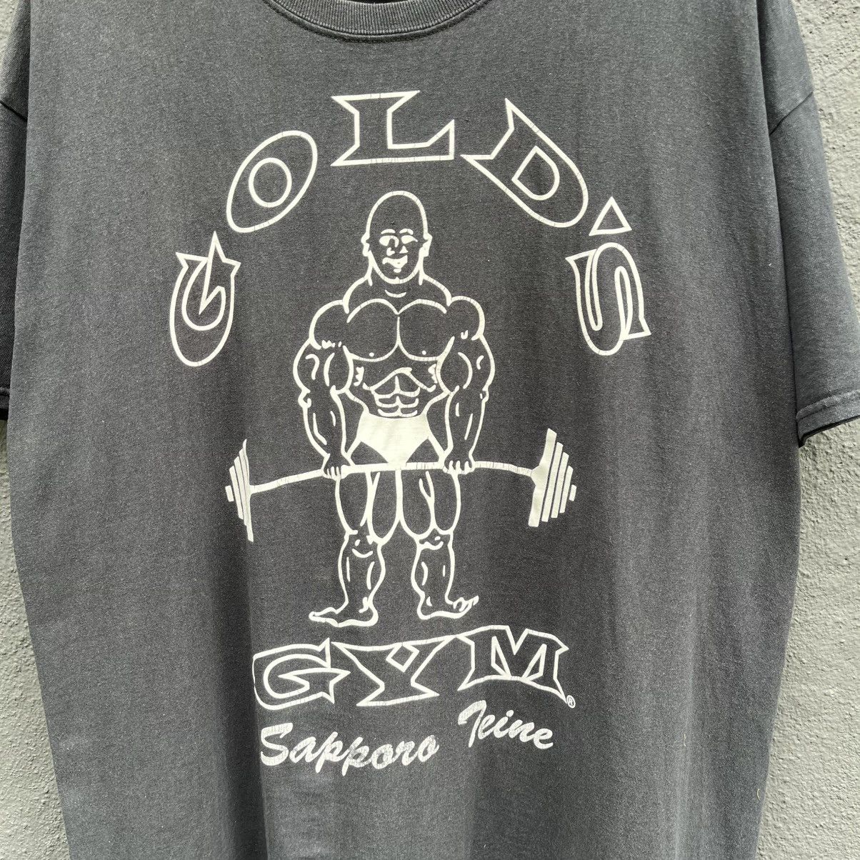Vintage Thrashed Faded Vintage Gold's Gym Tee Size US XL / EU 56 / 4 - 2 Thumbnail