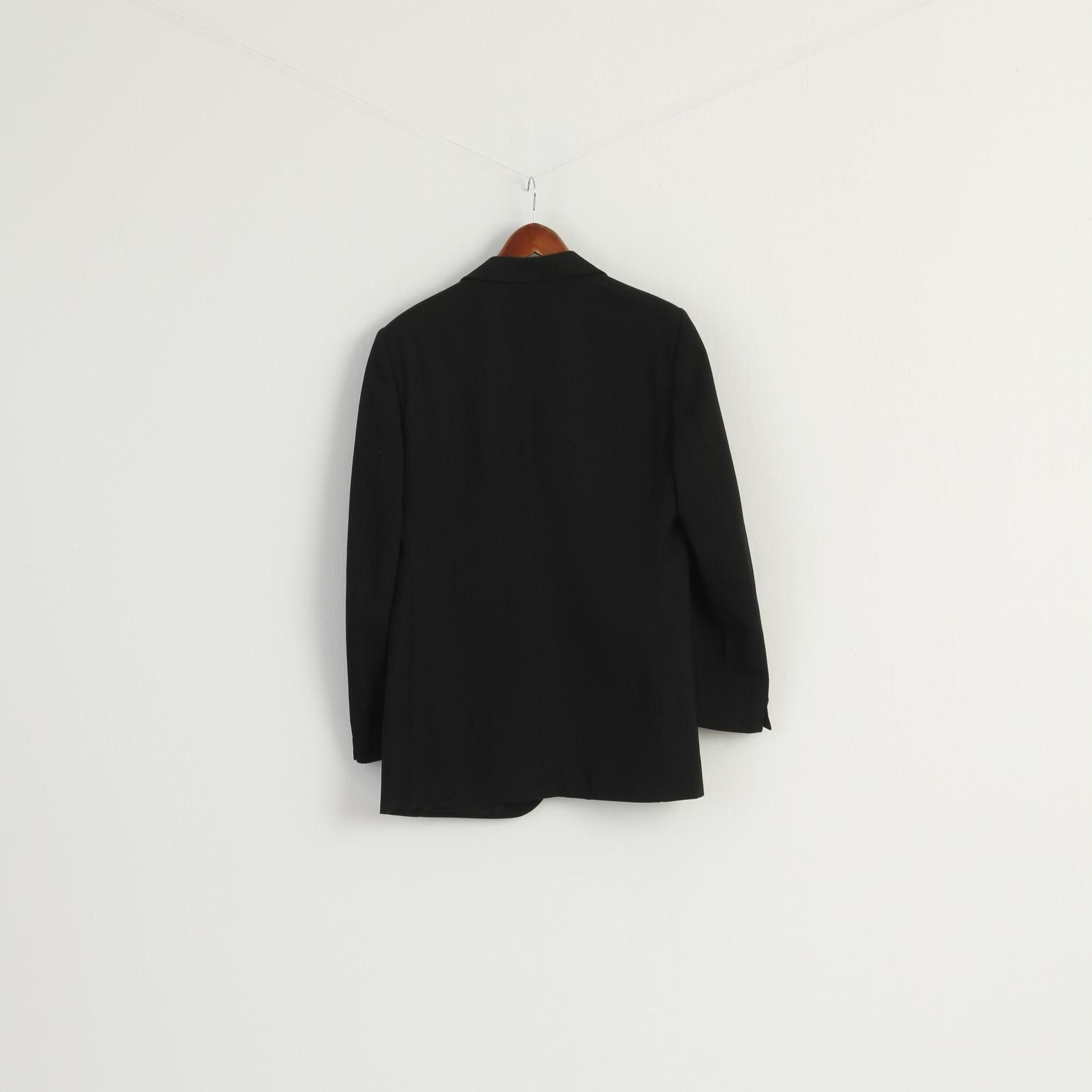 Vintage BOKER Herne Men 40 Blazer Black West Germany 7760 Size 40R - 7 Thumbnail