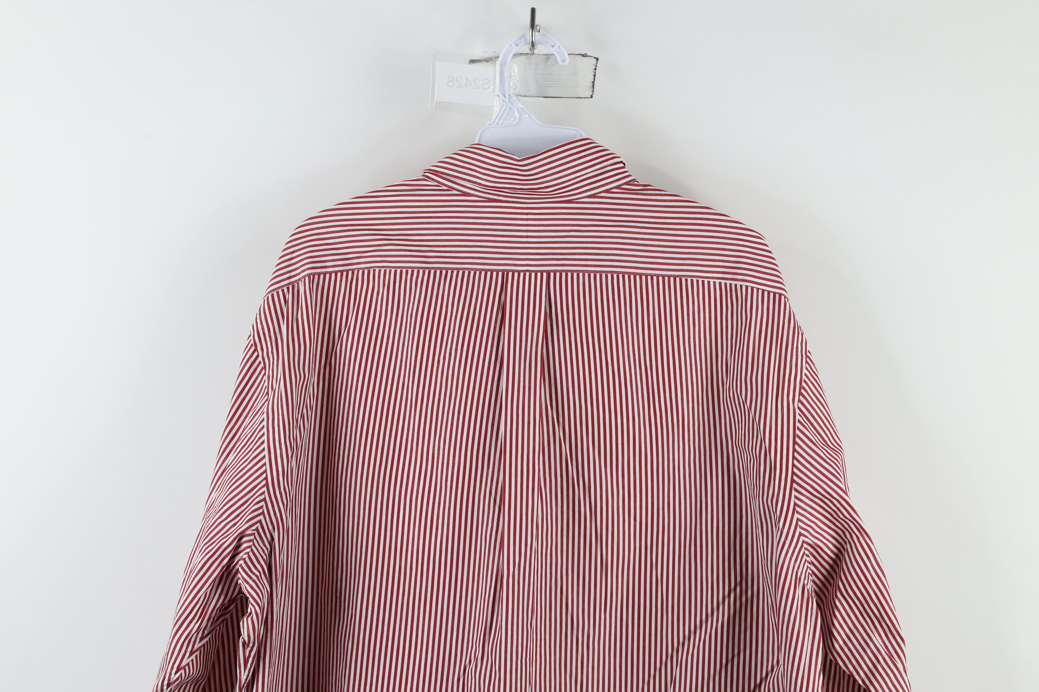 Ralph Lauren × Vintage Vintage Ralph Lauren Candy Cane Striped Button Down Shirt Size US XL / EU 56 / 4 - 8 Thumbnail