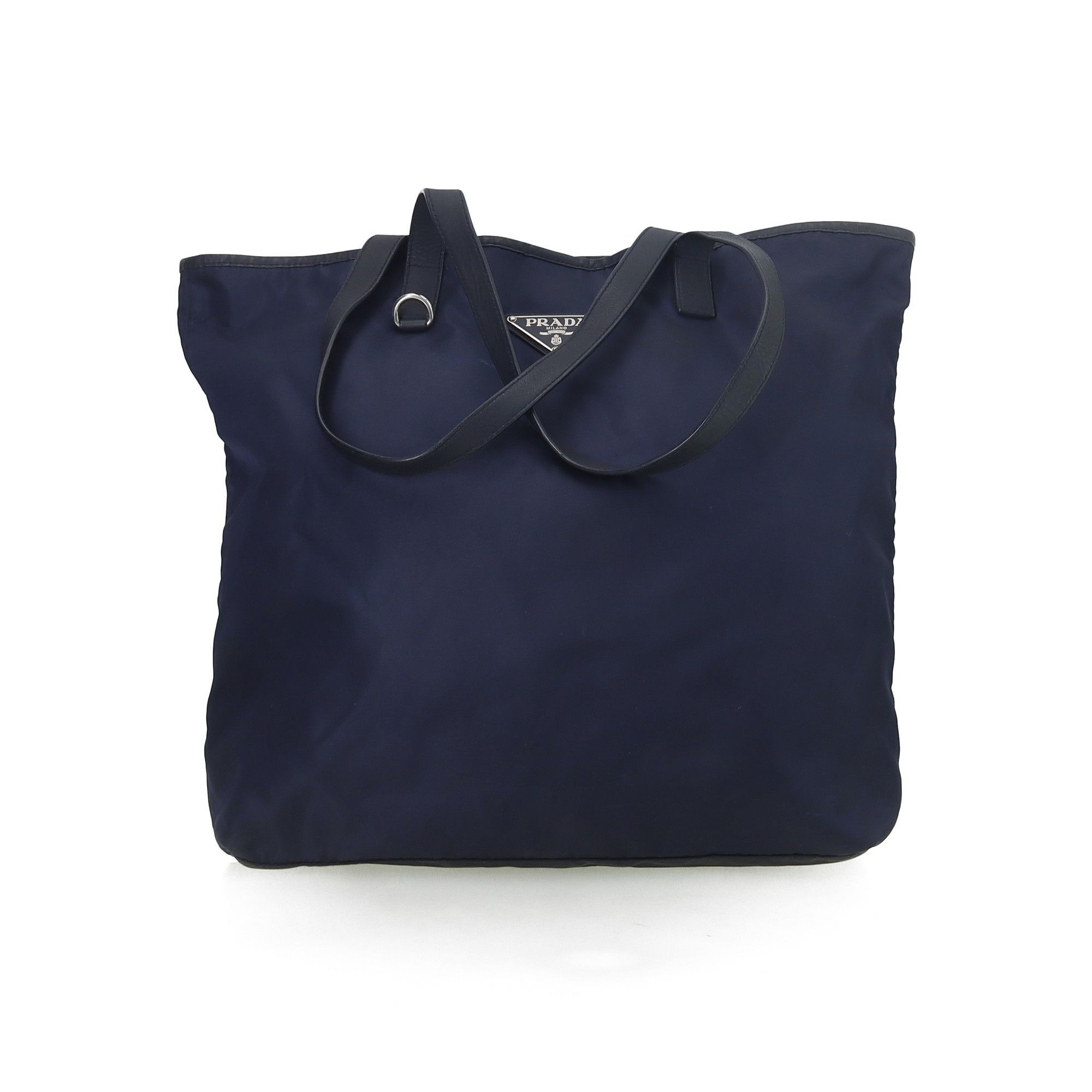 Prada Prada Blue Nylon Tote Bag One Size Size ONE SIZE - 1 Thumbnail