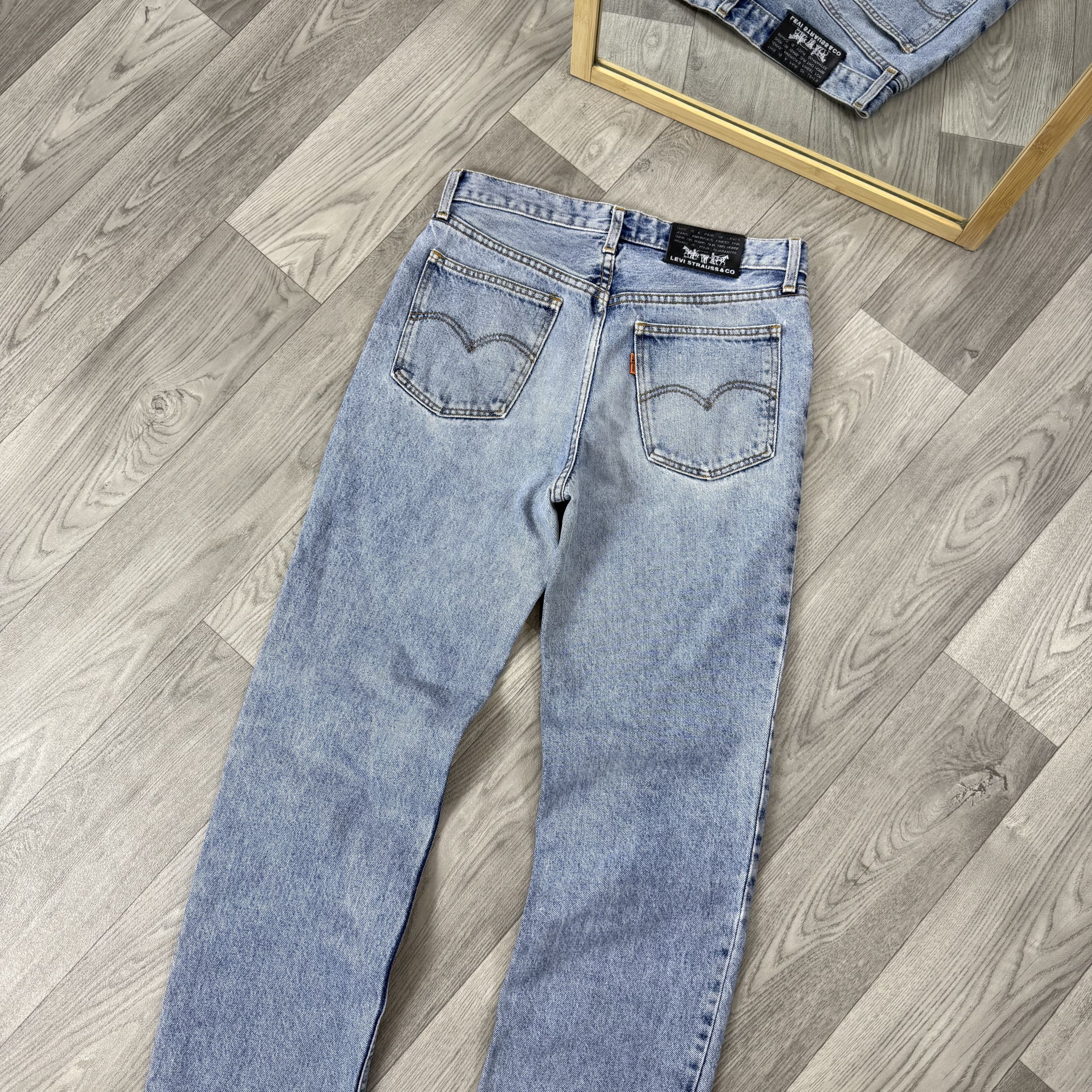 Levi's Vintage Levi's 627 Orange Tab Stonewashed Blue Denim Jeans Size US 32 / EU 48 - 5 Thumbnail