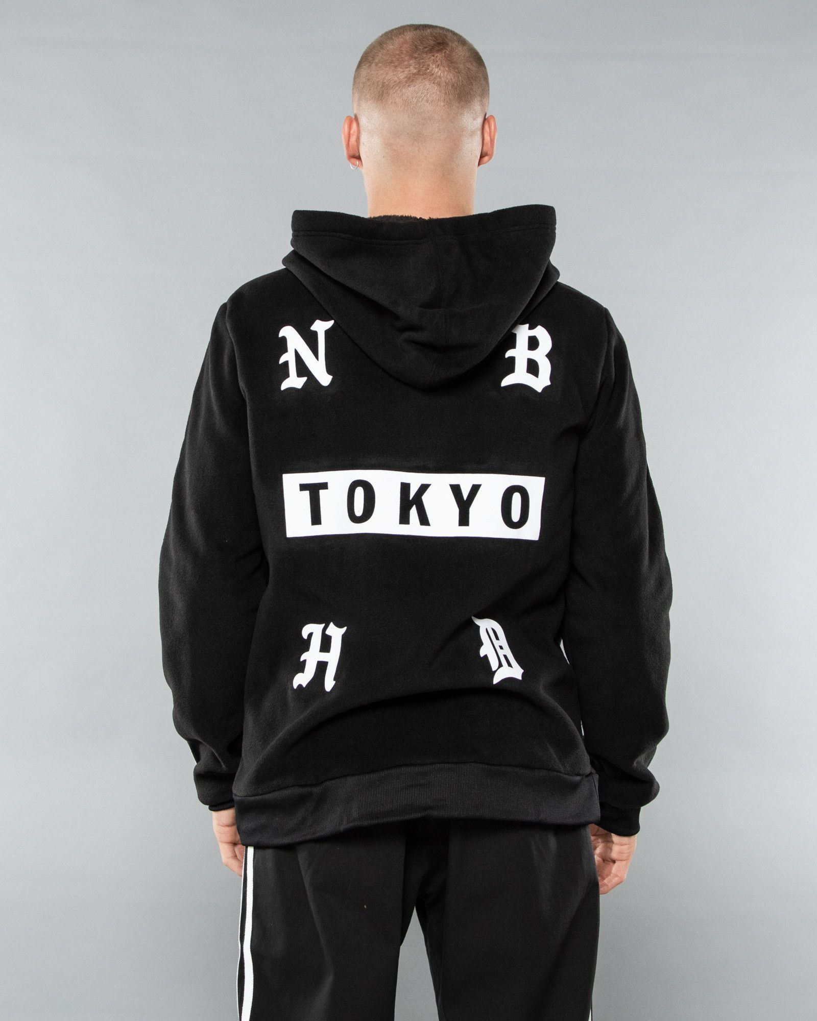 Adidas × Neighborhood Adidas Neighborhood NBHD Hoodie Fleece Tokyo Hoody Big Logo Size US L / EU 52-54 / 3 - 2 Thumbnail