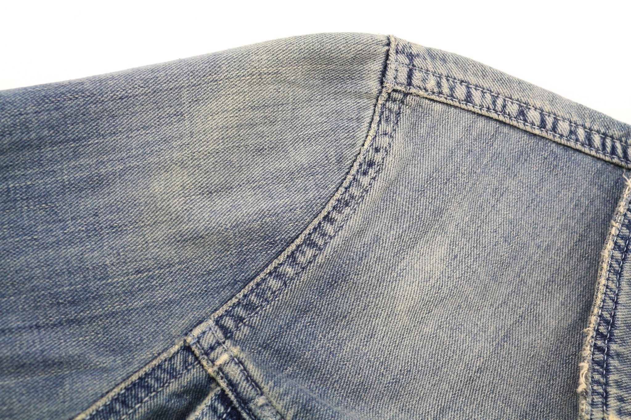 Nudie Jeans BILLY S Denim Light Shades Buttoned Logo Jacket 80752 Size US S / EU 44-46 / 1 - 7 Thumbnail