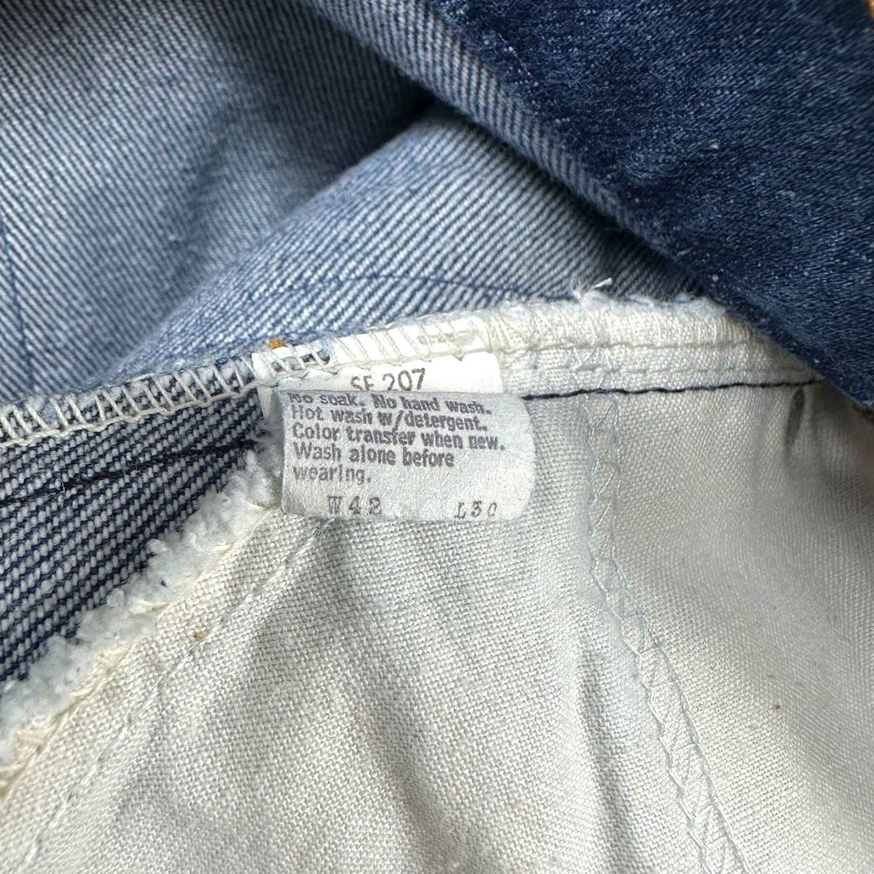 Levi's VINTAGE Levi's Jeans 31x30 Blue Carhartt - Levis Orange Tab 80s Workwear Relaxed Straight 5-Pocket Mens Size US 31 - 5 Thumbnail