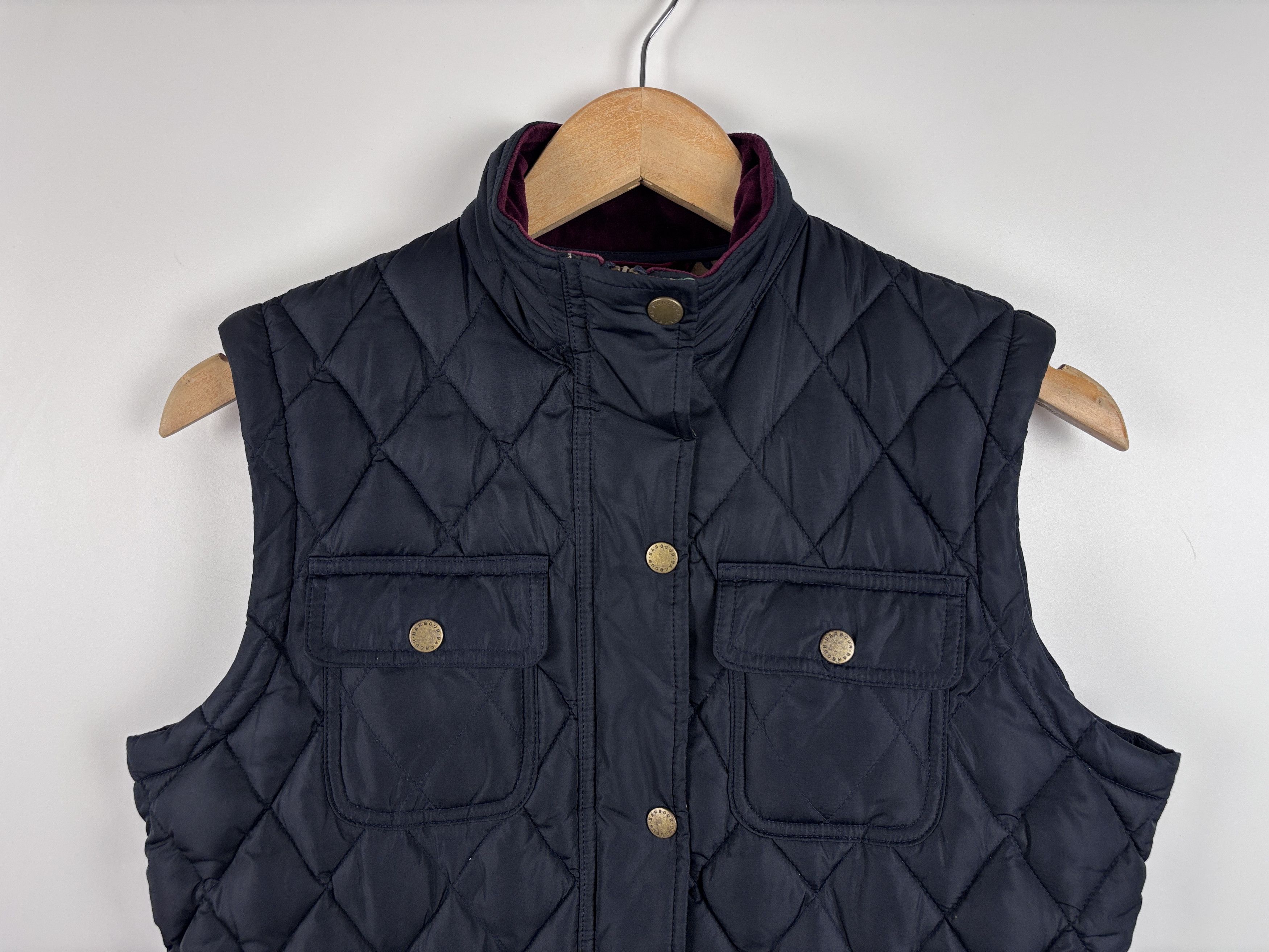 Barbour × Morris Barbour x Morris & Co Craft Gilet Quilted Vest US 6 Size M / US 6-8 / IT 42-44 - 2 Thumbnail