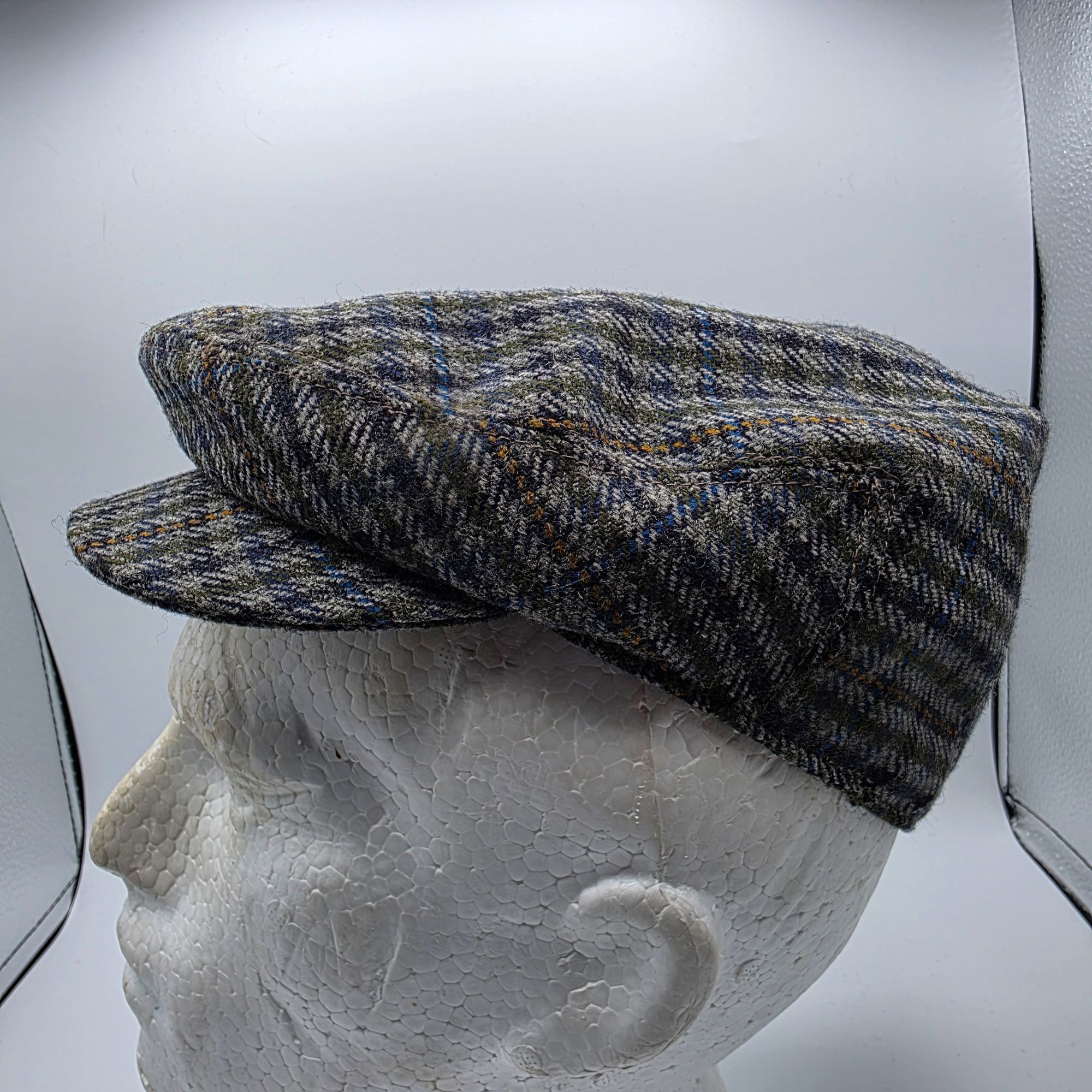 Other Scottish Cheviot Cloth Wool Newsboy Cap By Teviotex Hawick A Size ONE SIZE - 2 Thumbnail