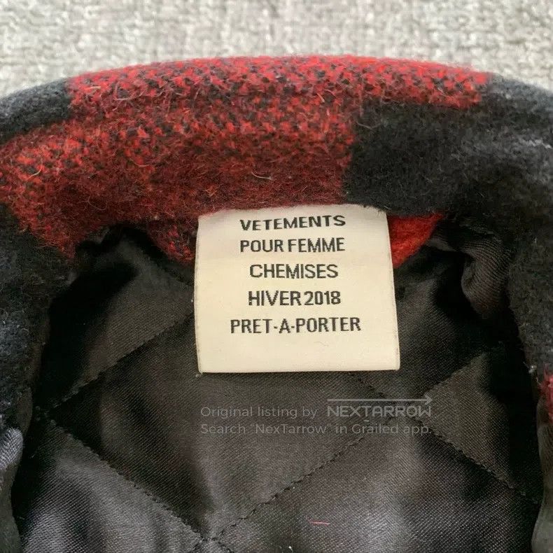 Other Vetements Red Checkered Shirt Cotton Jacket Size US S / EU 44-46 / 1 - 6 Thumbnail