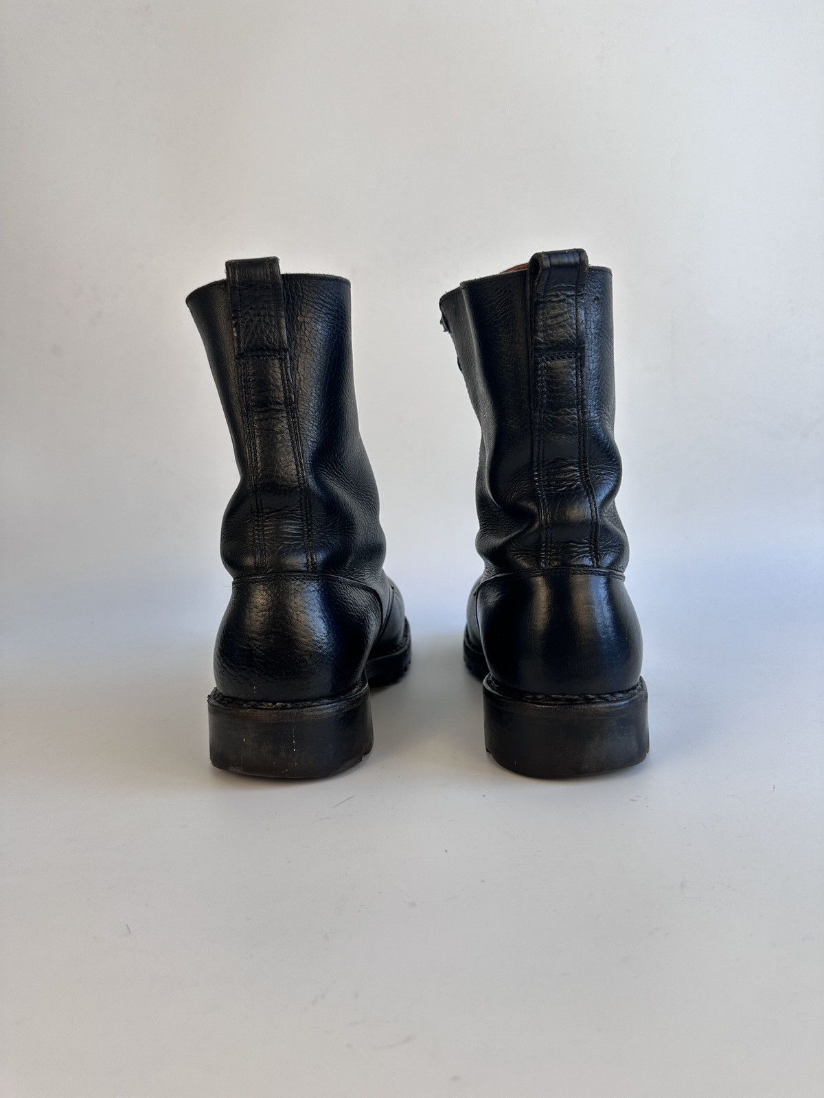 Other German Army BW Combat Boots 2007 Metzeler Sole Black Leather Size US 7.5 / IT 37.5 - 7 Thumbnail