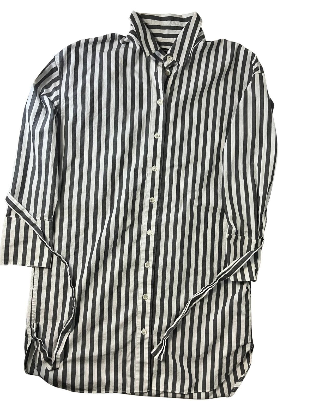 Banana Republic Banana Republic Striped Shirt Dress XL Tall Cotton Size XL / US 12-14 / IT 48-50 - 4 Thumbnail