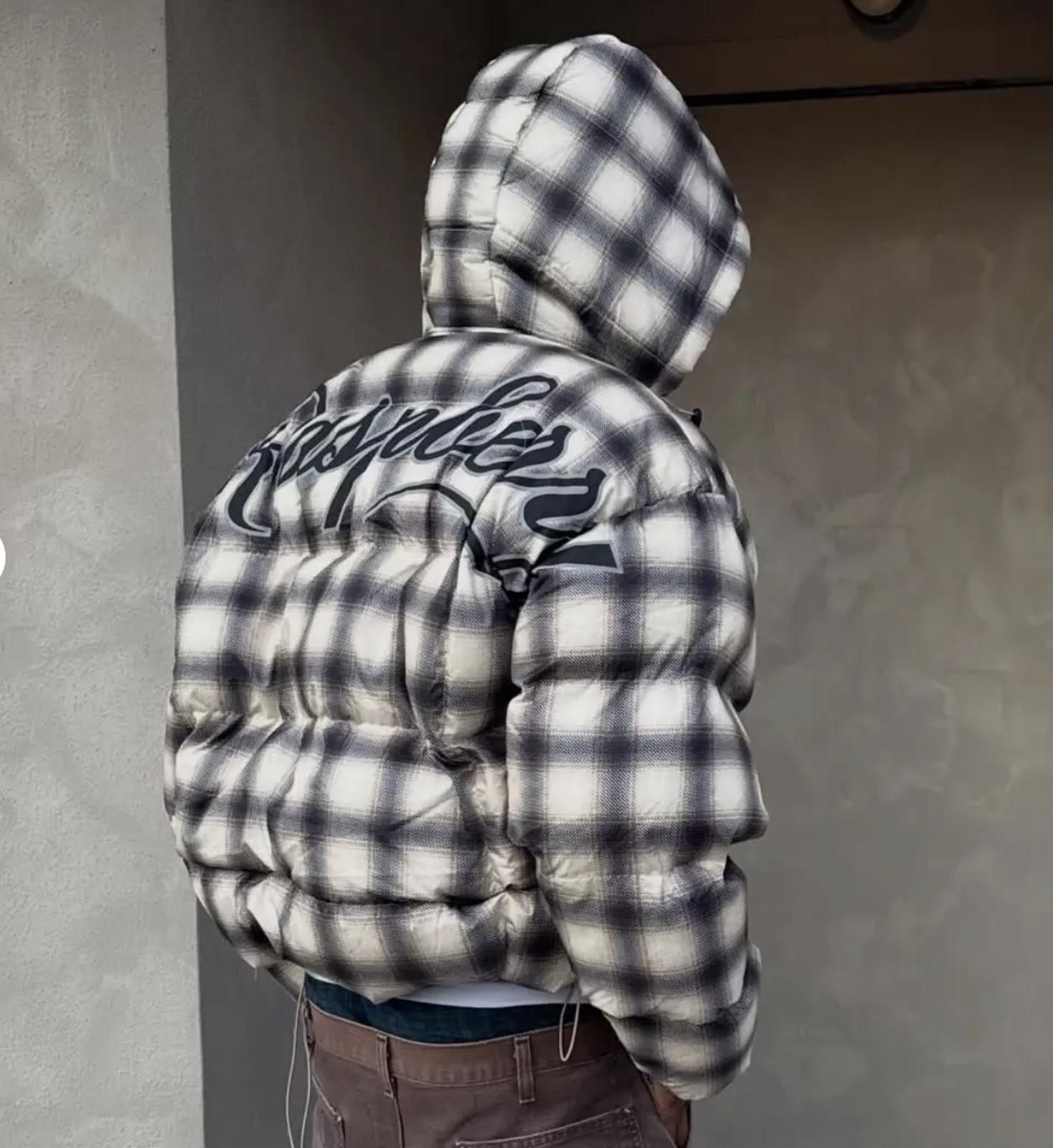 The GV Gallery GV Gallery Plaid Puffer Waterproof Coat Size US S / EU 44-46 / 1 - 5 Thumbnail