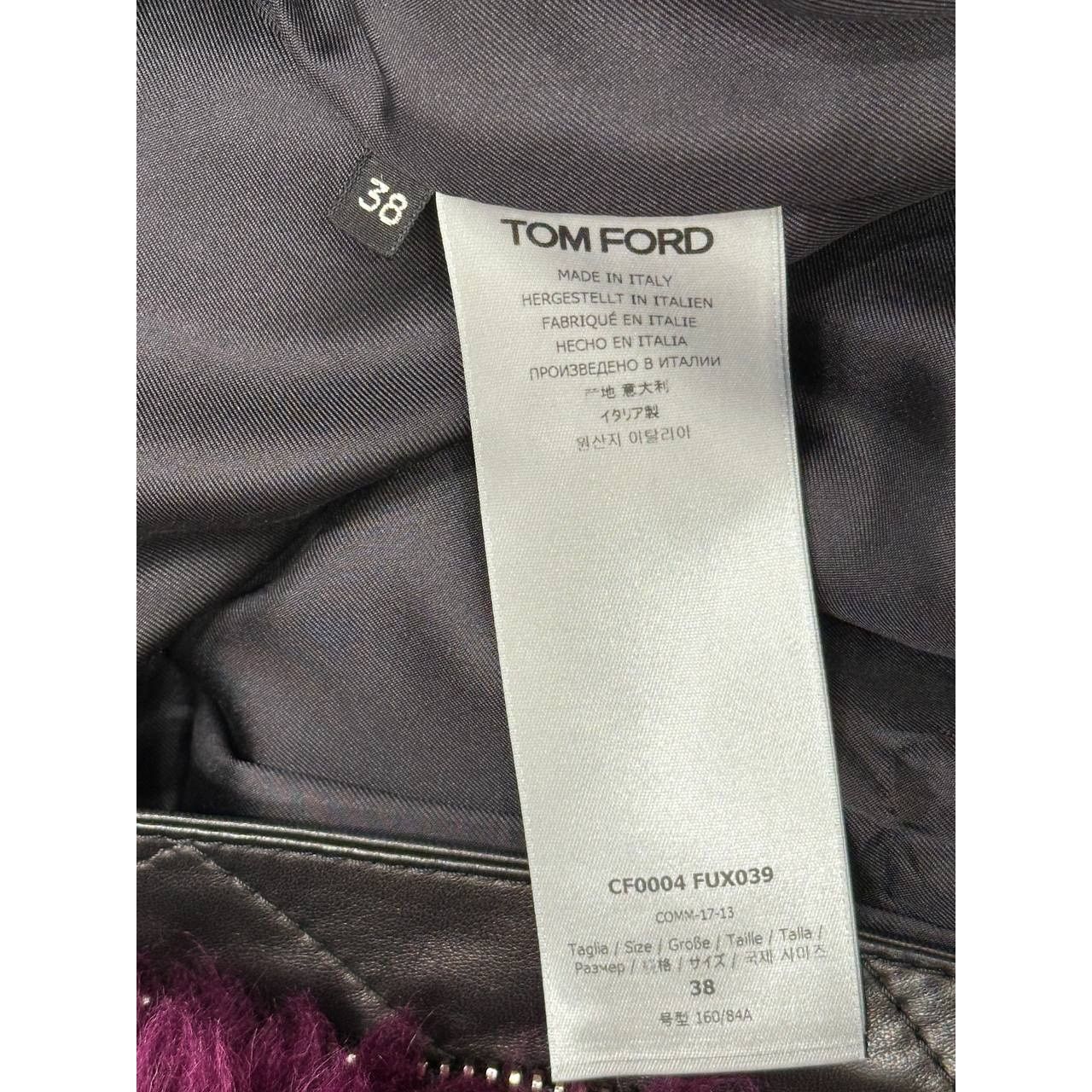 Tom Ford TOM FORD Lamb Fur Chubby Bomber Jacket - Size 38 Size S / US 4 / IT 40 - 3 Thumbnail
