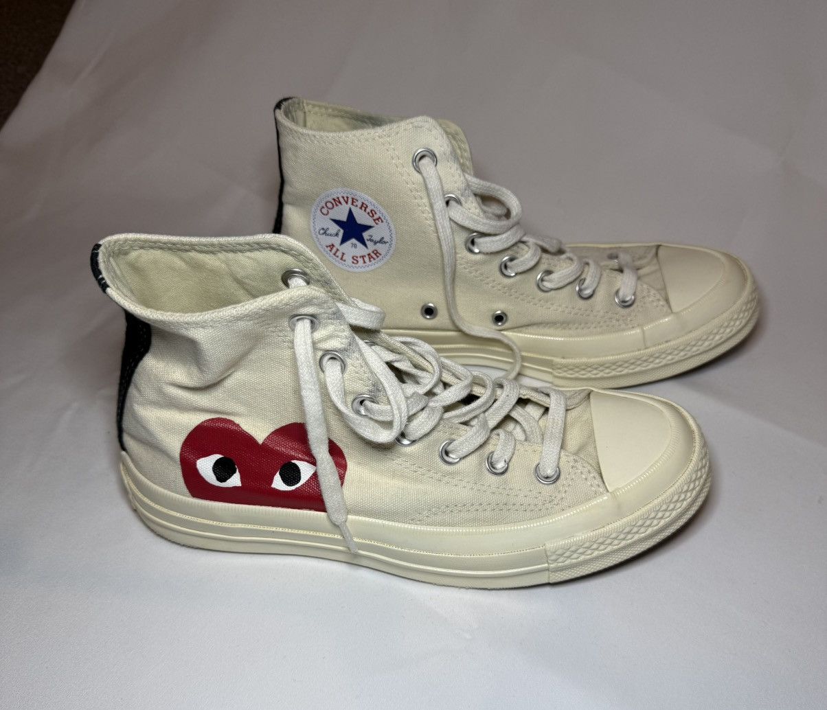 Comme des Garcons PLAY × Converse Comme des Garçons Play x Converse Chuck Taylor High – UK 5 Size US 7.5 / IT 37.5 - 8 Thumbnail