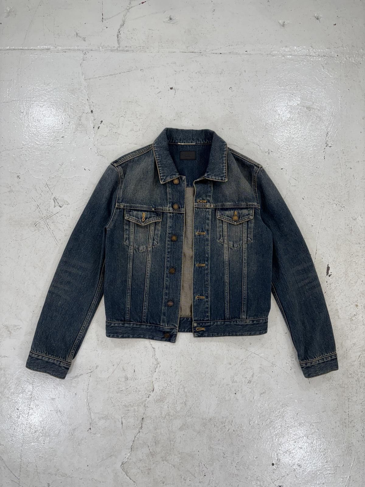 Saint Laurent Paris Saint Laurent Paris rust Denim Jacket Size US S / EU 44-46 / 1 - 1 Thumbnail