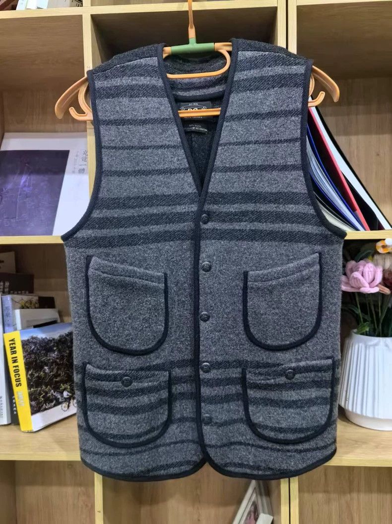 RRL Ralph Lauren Classic style all wool material black s