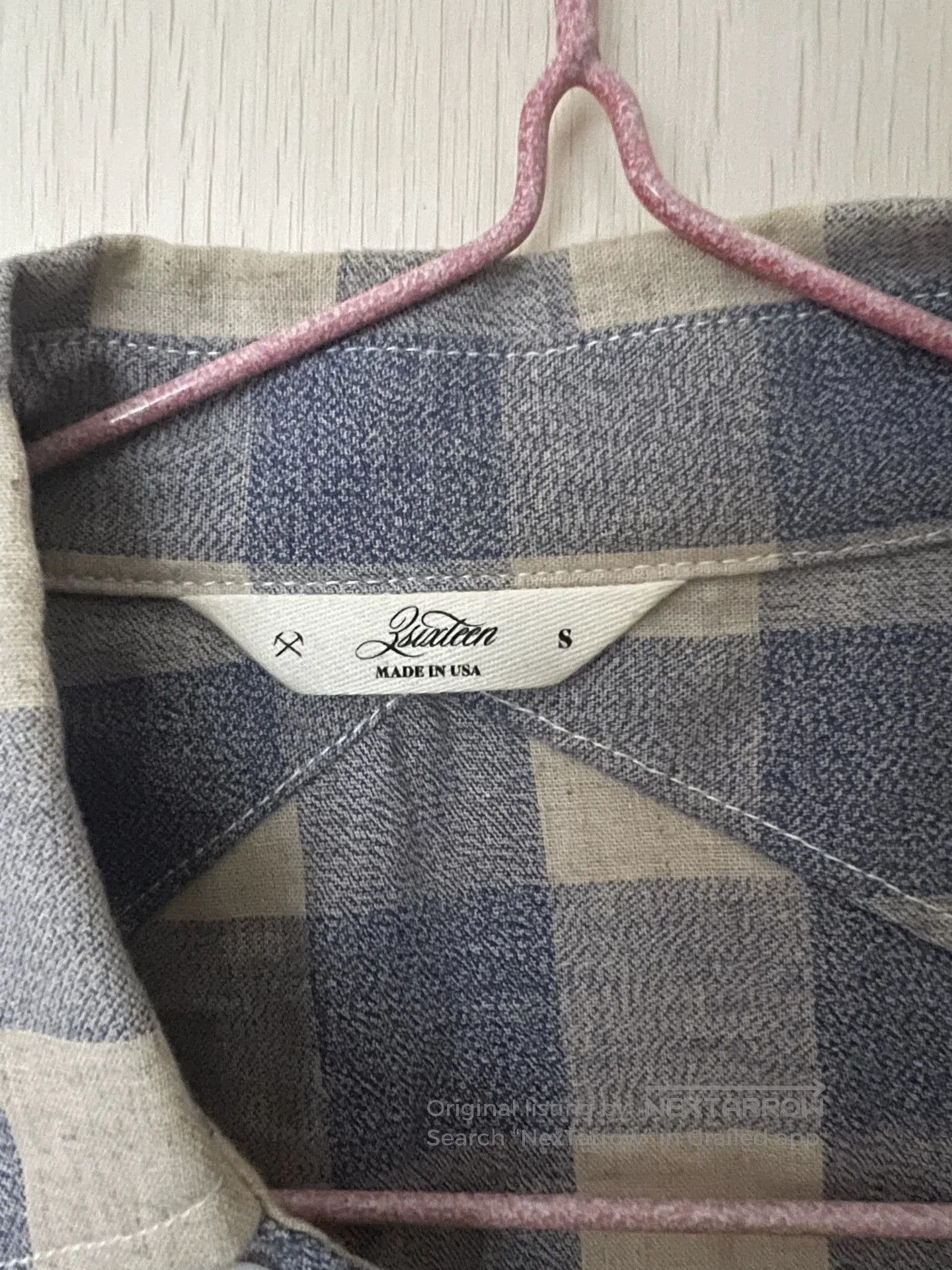 3sixteen 3SIXTEEN Vintage Blue Pepper Salt Shirt. Size US S / EU 44-46 / 1 - 5 Thumbnail