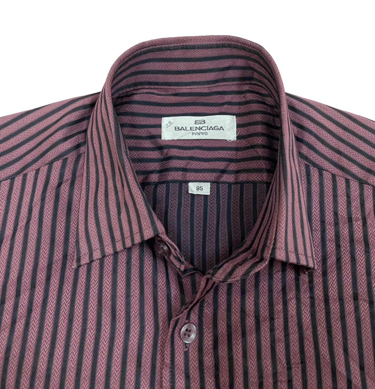 Balenciaga Balenciaga Striped BB Button Up Size US S / EU 44-46 / 1 - 2 Thumbnail