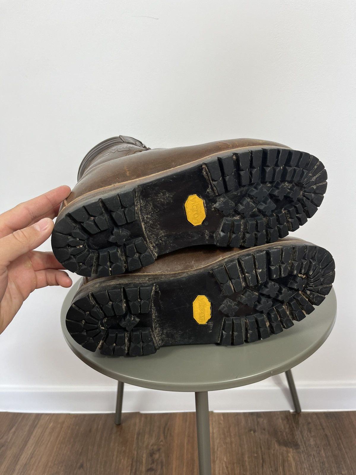 Other Meindl Men’s Leather Hiking Boots 9 Heavy Duty Vibram Sole Size US 9 / EU 42 - 18 Thumbnail