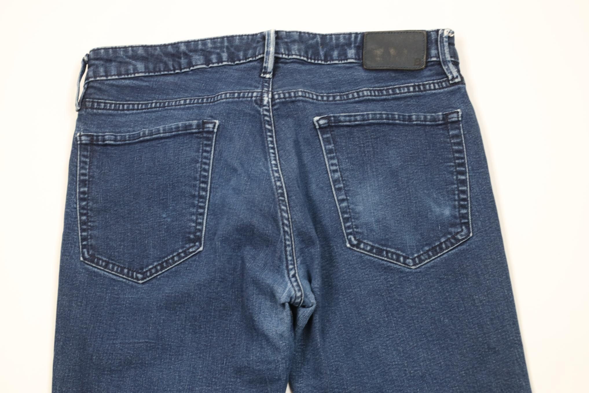 Bonobos Bonobos Faded Stretch Slim Fit Straight Leg Denim Jeans Blue Size US 33 - 10 Thumbnail