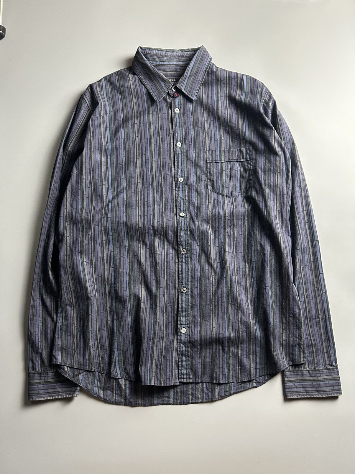 Gucci Gucci Bamboo Print Shirt Size US S / EU 44-46 / 1 - 1 Thumbnail