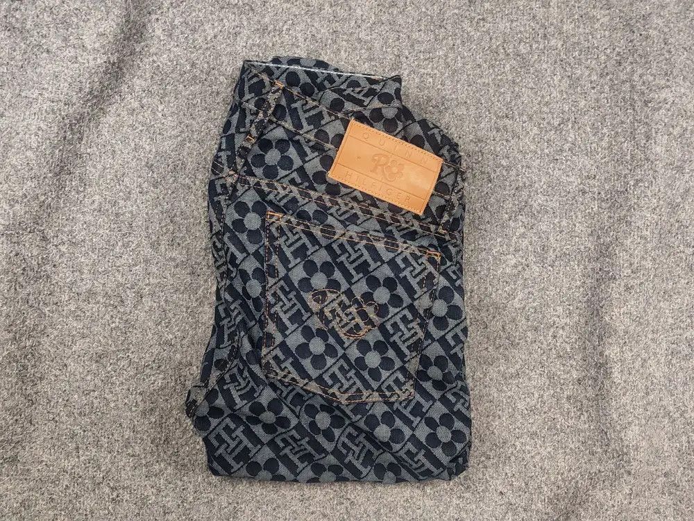 Tommy Hilfiger Richard Quinn Tommy Hilfiger Monogram jacquard Denim Jeans Size US 32 / EU 48 - 2 Thumbnail