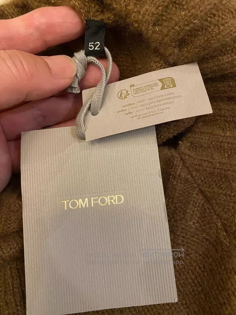 Tom Ford Tom Ford Cashmere and silk blend knit sweater coat Size US L / EU 52-54 / 3 - 8 Thumbnail