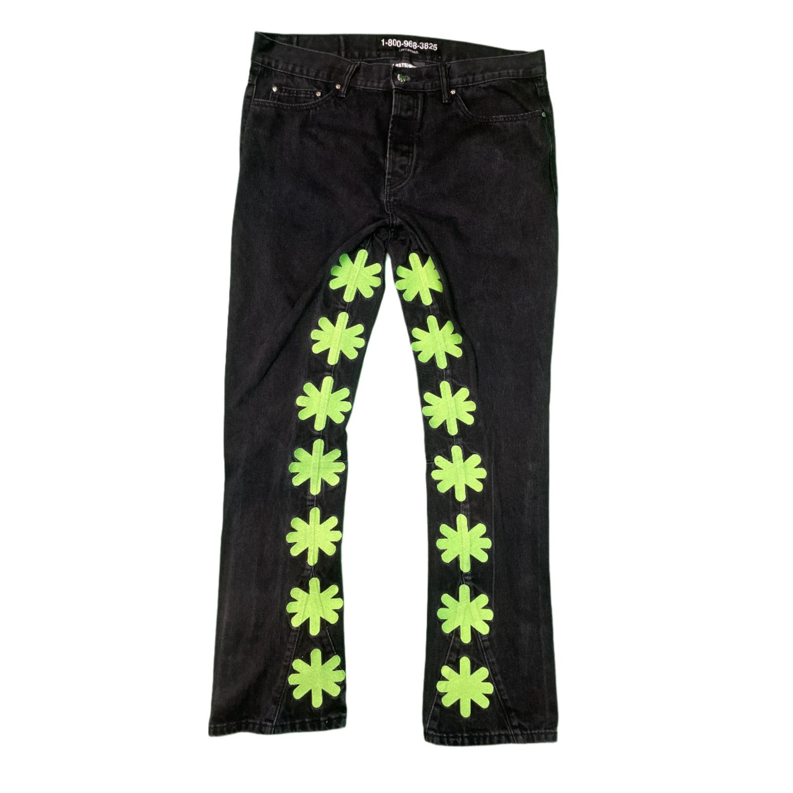 Other LOSTSHDWS Black & Green Jeans Size US 38 / EU 54 - 1 Thumbnail