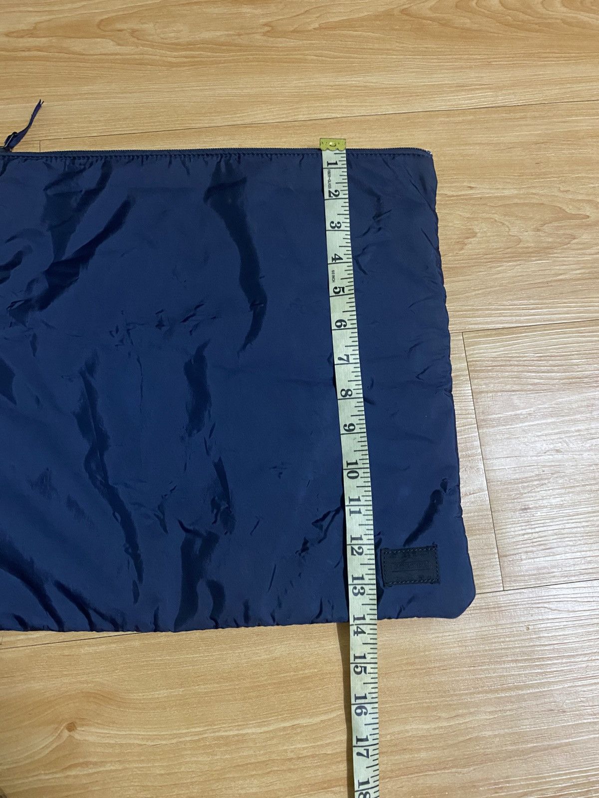 Head Porter Head Porter Navy Nylon Zipper Pouch – Minimal Utility Bag Size ONE SIZE - 9 Thumbnail