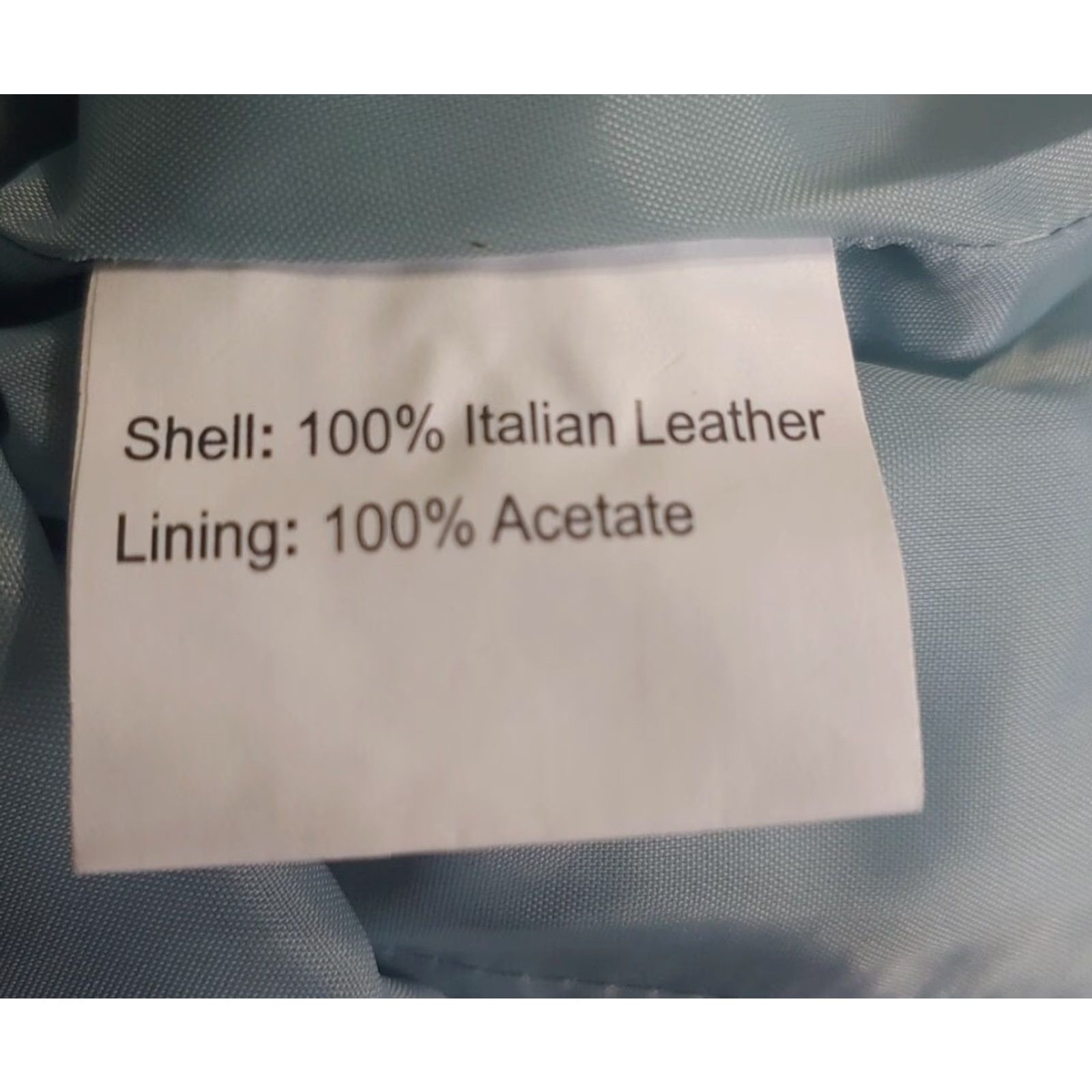 Vintage Abandon Jacket Womens S Blue 100% Italian Leather Zipup Pockets Lined Side Lace Size S / US 4 / IT 40 - 6 Thumbnail