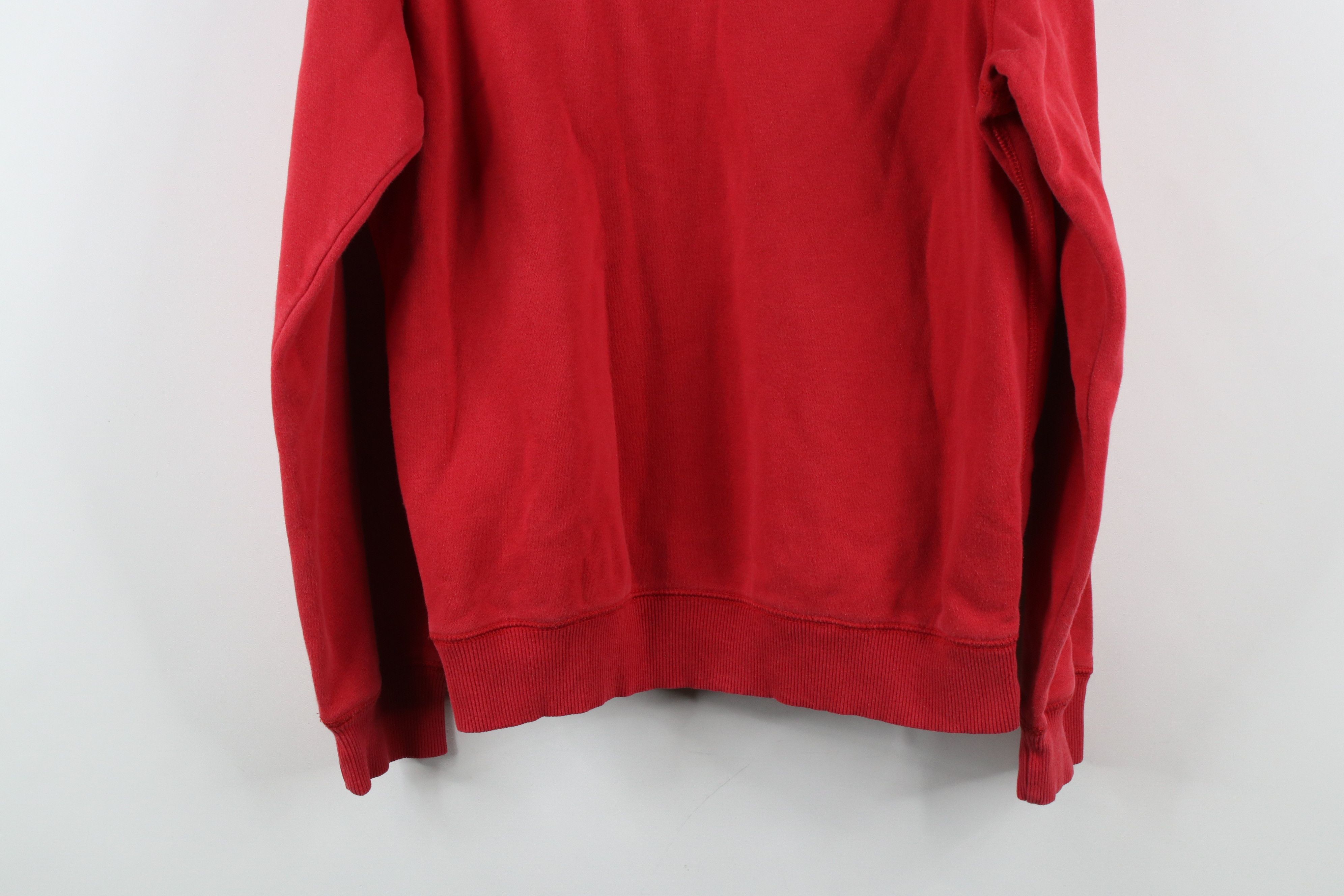 Nike × Vintage Vintage Y2K Nike Scott Mini Swoosh Hoodie Sweatshirt Red Size US S / EU 44-46 / 1 - 12 Thumbnail