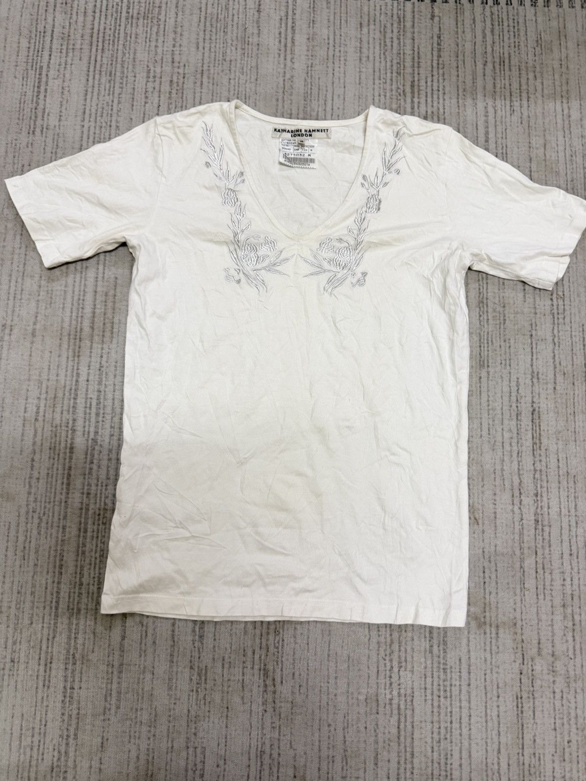 Katharine Hamnett London Vintage 80s katharine hamnett london flower tshirt Size M / US 6-8 / IT 42-44 - 1 Thumbnail