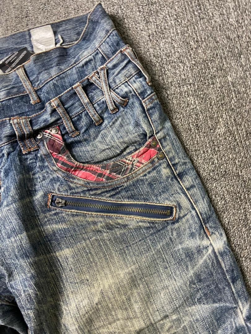 Japanese Brand Doublefocus Genuine Double Waist Three Quarter Jeans (186) Size US 36 / EU 52 - 9 Thumbnail