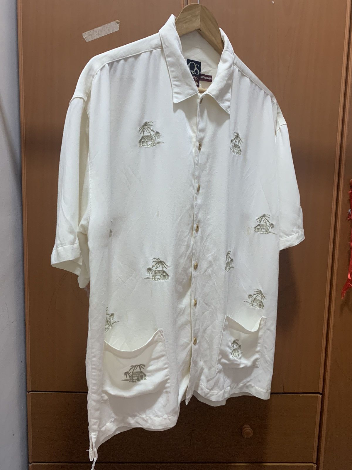 Quiksilver Vintage Quiksilver Pocket Button Up Surf Style Size US M / EU 48-50 / 2 - 9 Thumbnail