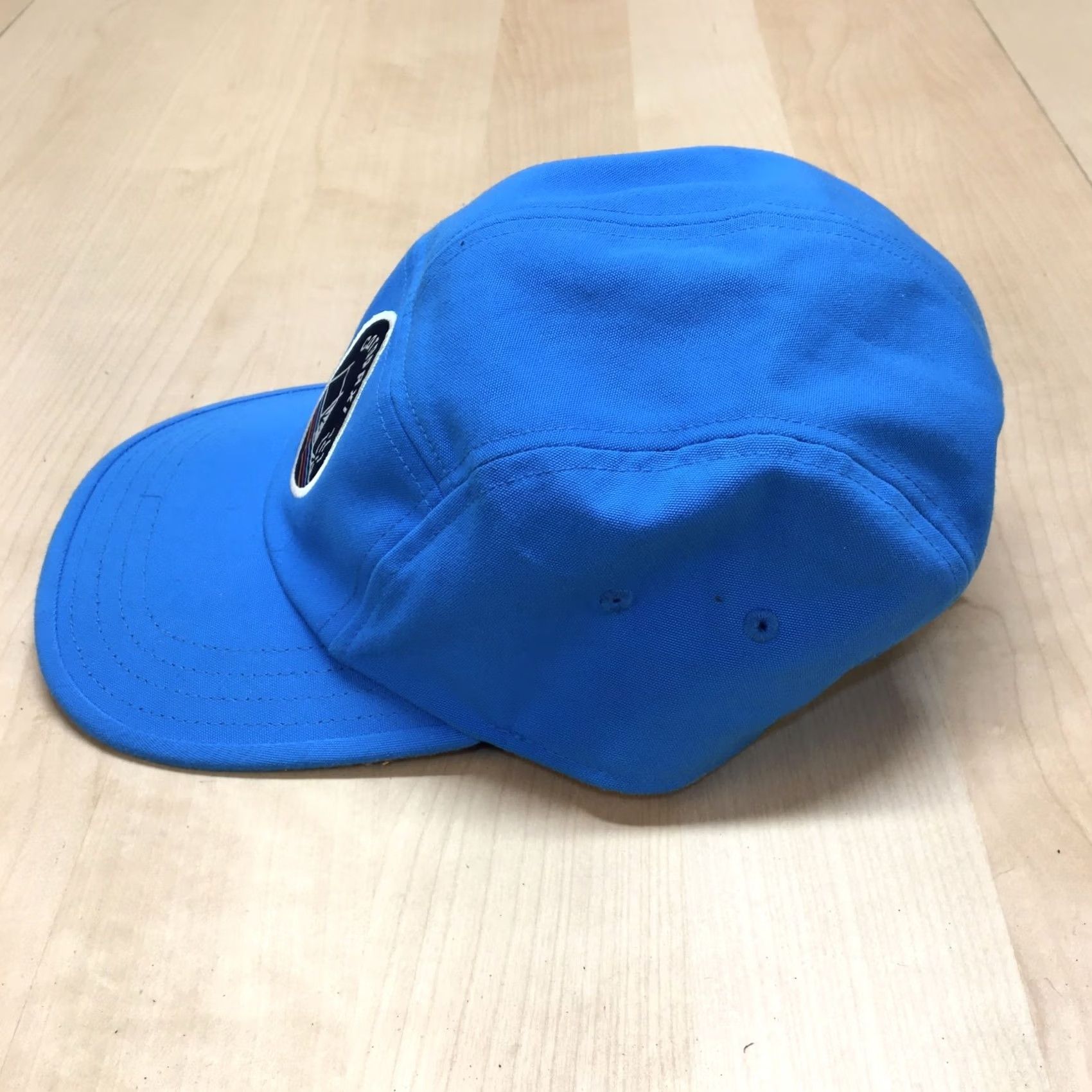 Flylow Cotopaxi 5 Panel Camp Hat Adult Unisex Blue Strapback Patch Outdoors Hiking Hat Size ONE SIZE - 2 Thumbnail