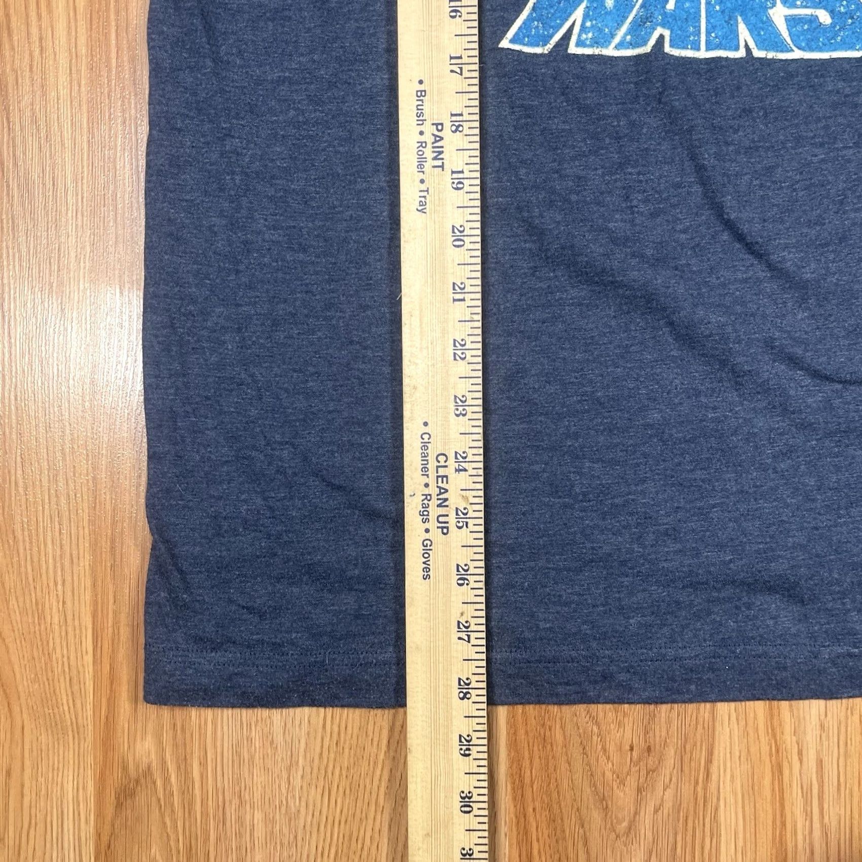 Star Wars Star Wars Graphics T-Shirt Mens L Blue Crewneck Short Sleeve Cotton Polyester Knit Logo Print Regular Size US L / EU 52-54 / 3 - 4 Thumbnail