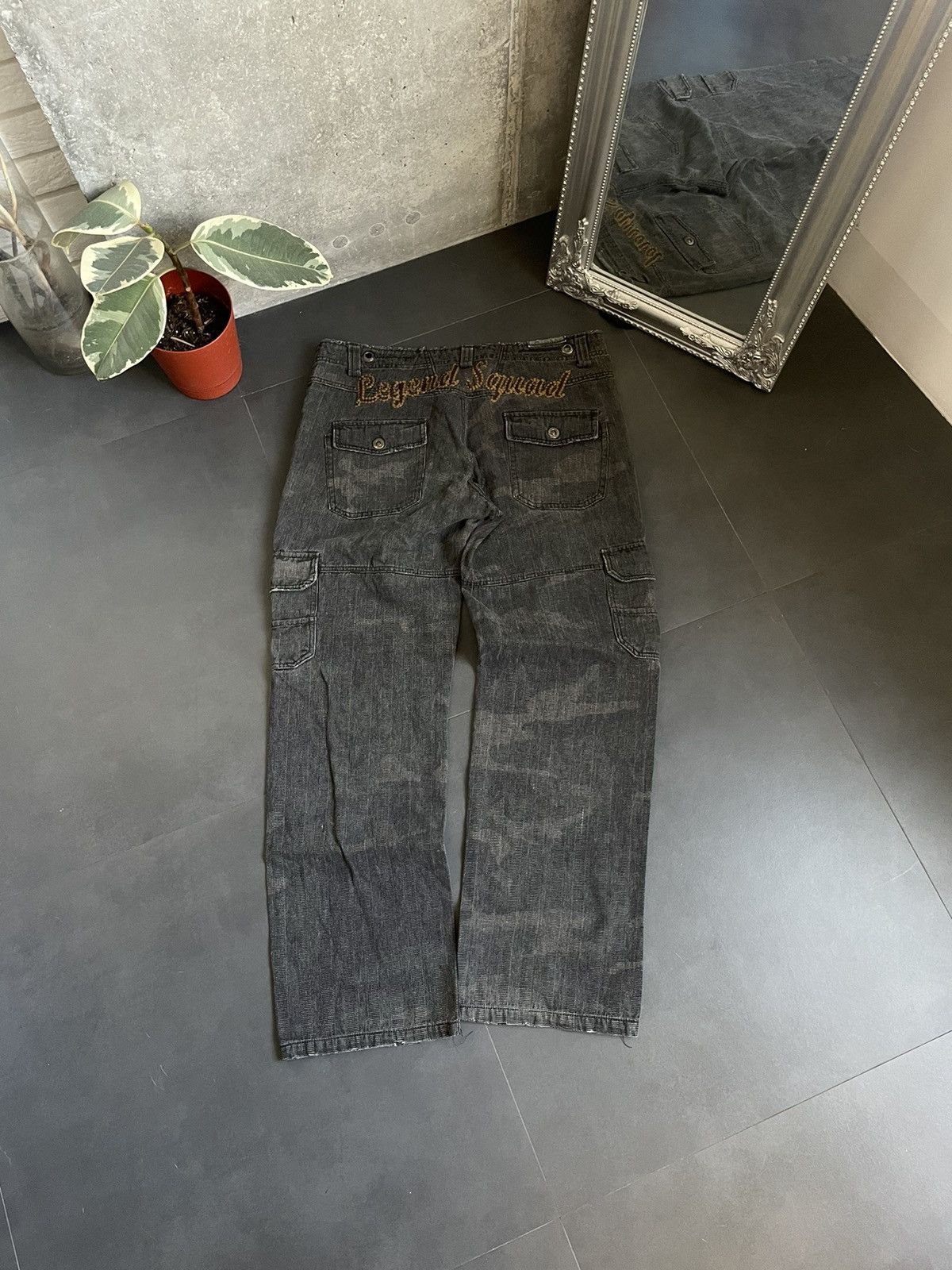20471120 × Japanese Brand Vintage Baggy Cargo Pants Skate Camo Undercover Style Y2k Size US 34 / EU 50 - 3 Thumbnail
