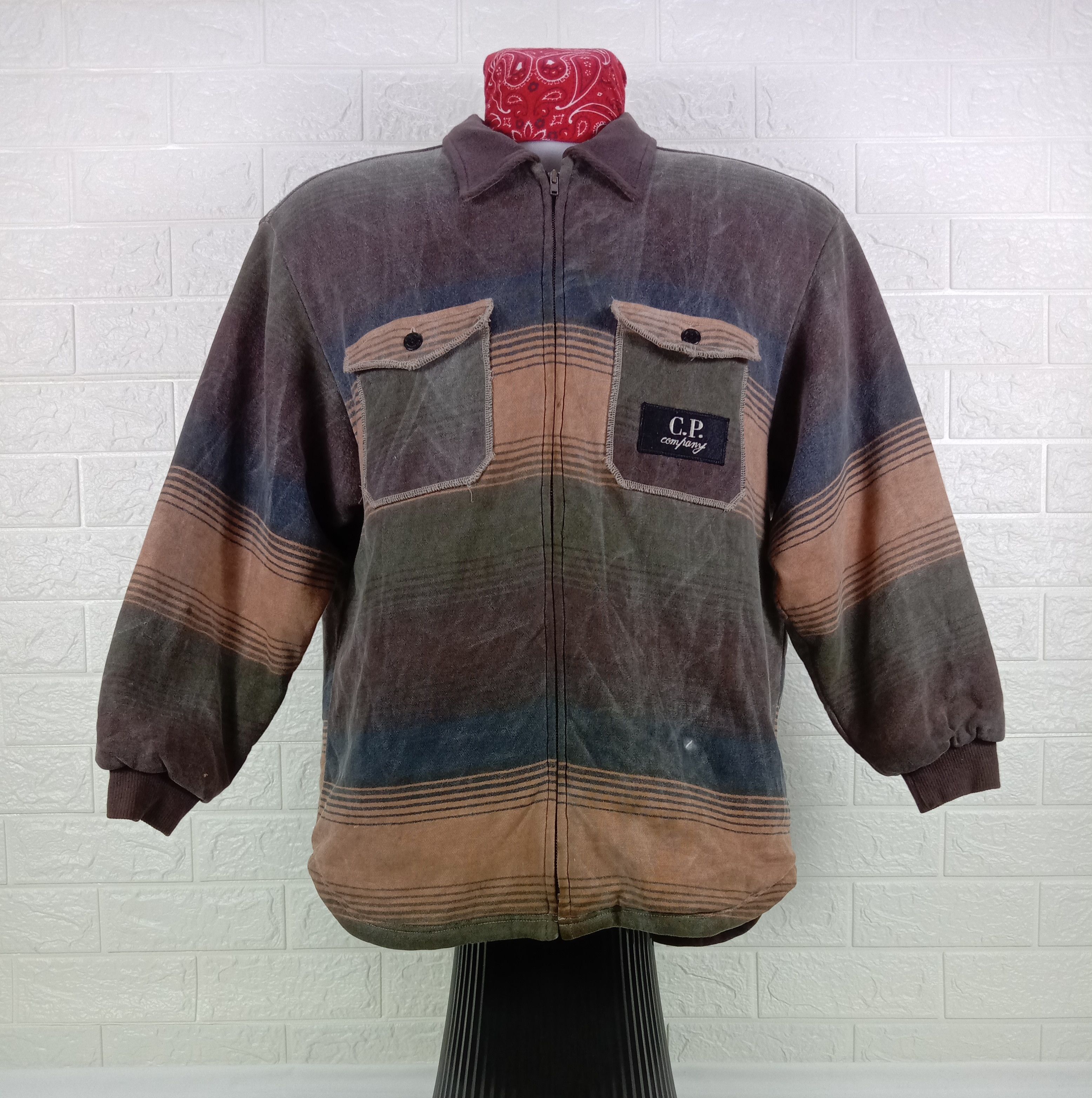 C.P. Company Vintage C.P. Company Striped Jacket Size US L / EU 52-54 / 3 - 1 Thumbnail
