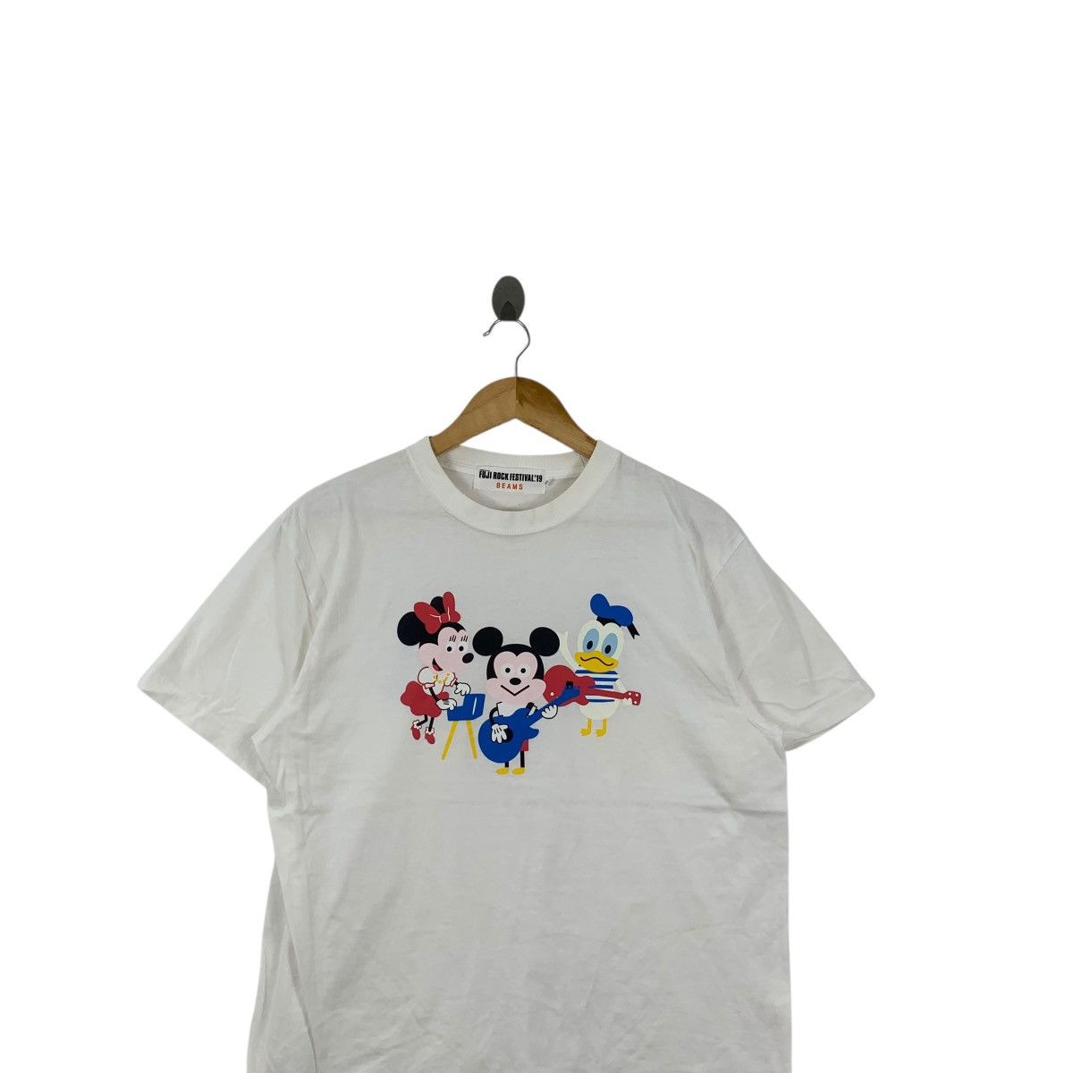 Beams Plus BEAMS PLUS x MICKEY MOUSE Fuji Rock Festival Tee Shirt Top Size M / US 6-8 / IT 42-44 - 2 Thumbnail