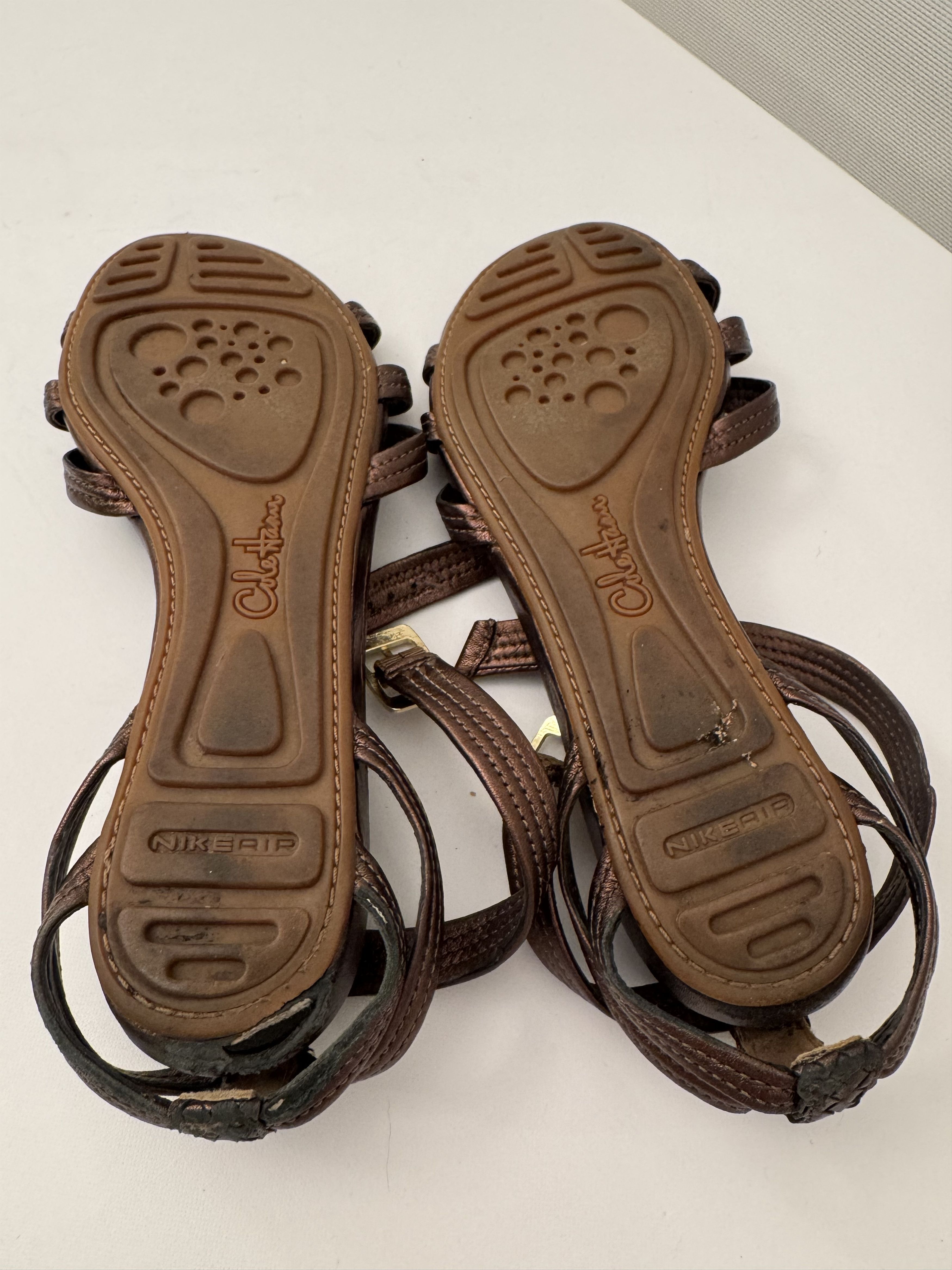 Cole Haan Bronze Braided Sandals Size US 7 / IT 37 - 5 Thumbnail