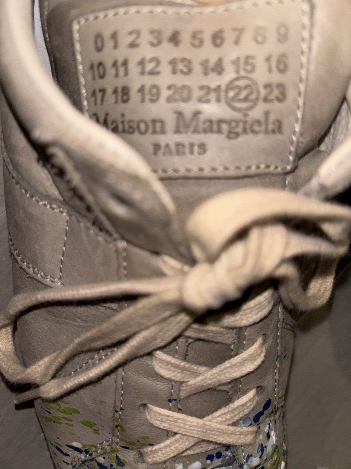 Maison Margiela Maison margiela dark grey paint splatter Size US 9 / EU 42 - 2 Thumbnail