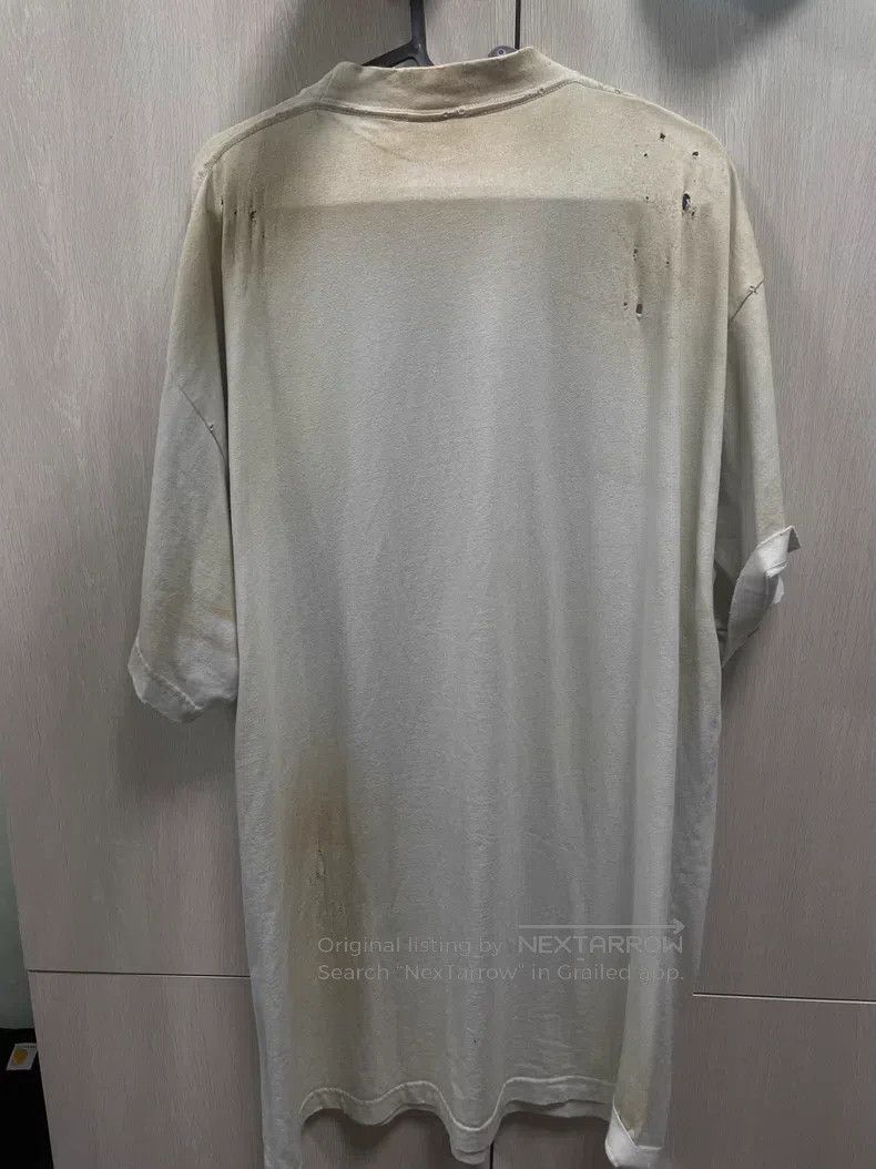 Balenciaga Balenciaga Letter Embroidered Badge Round Neck Short Sleev Size US M / EU 48-50 / 2 - 2 Thumbnail