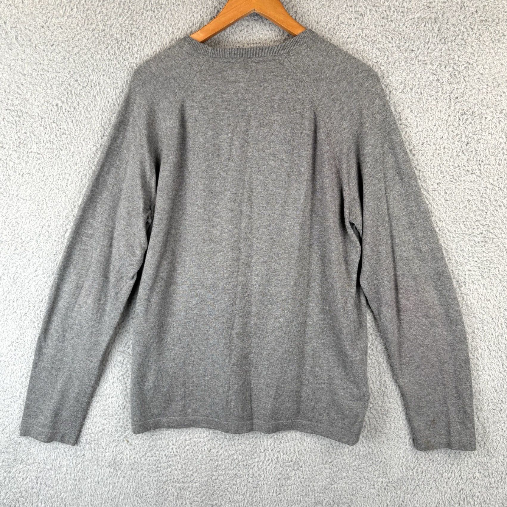 Eddie Bauer Eddie Bauer Sweater Men’s L Gray Cashmere Blend Crewneck Travex Pullover Casual Classic Preppy Outdoor Mens Size US L / EU 52-54 / 3 - 4 Thumbnail