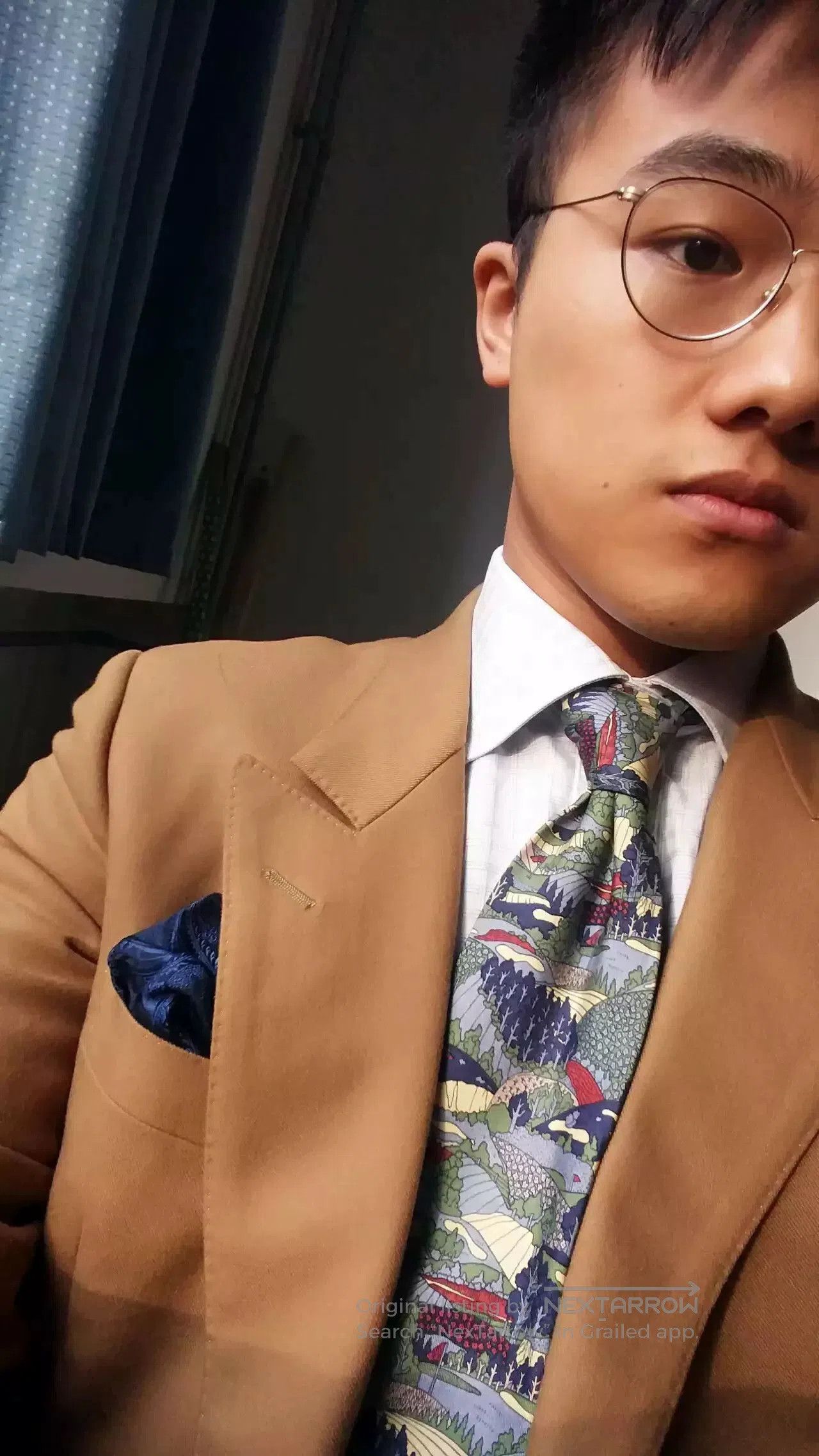 Brioni Classic Beige Checkered Suit Jacket. Size US M / EU 48-50 / 2 - 3 Thumbnail