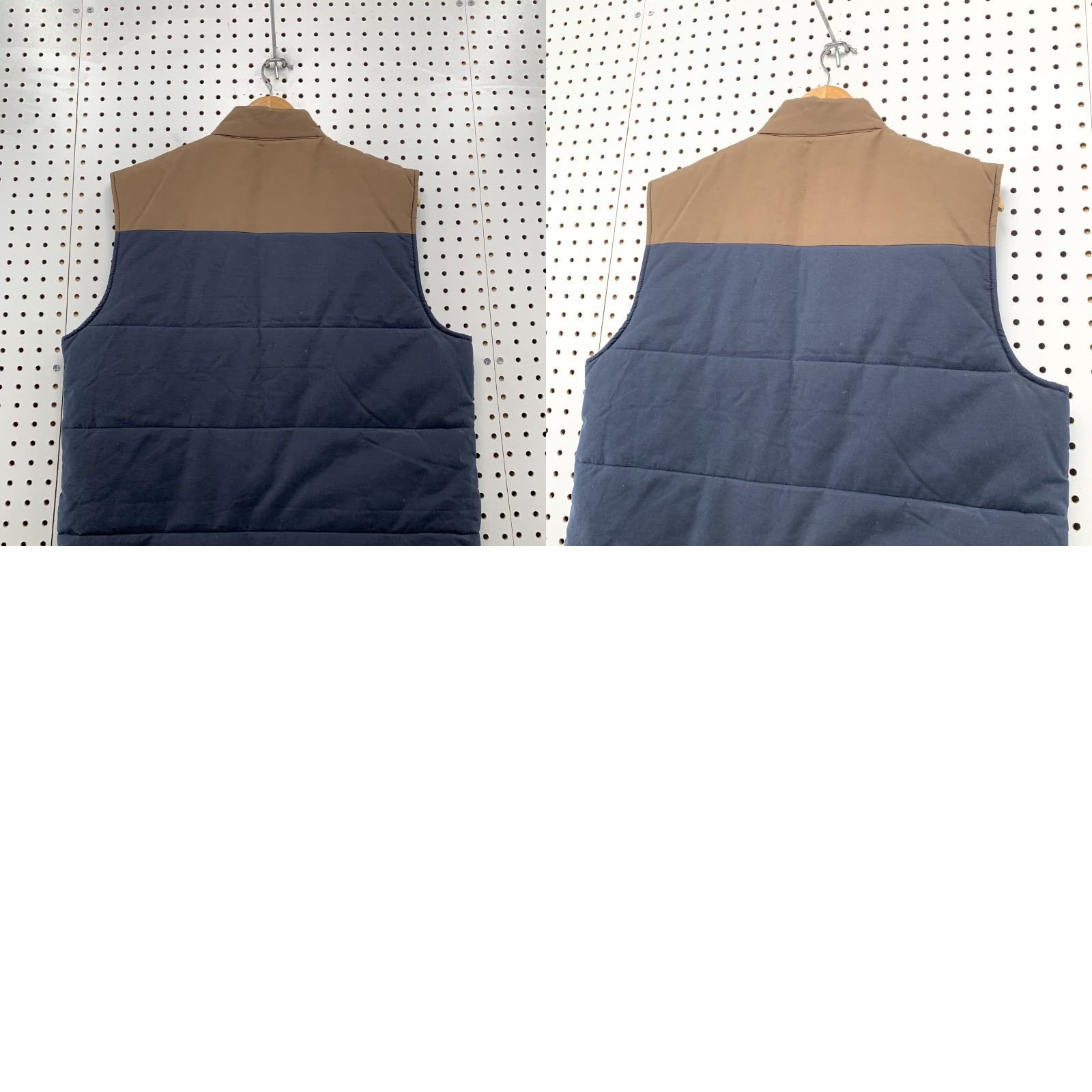J.Crew JCrew Mercantile Puffer Vest Mens Medium M Brown Blue Sleeveless Zip Up Size US M / EU 48-50 / 2 - 8 Thumbnail